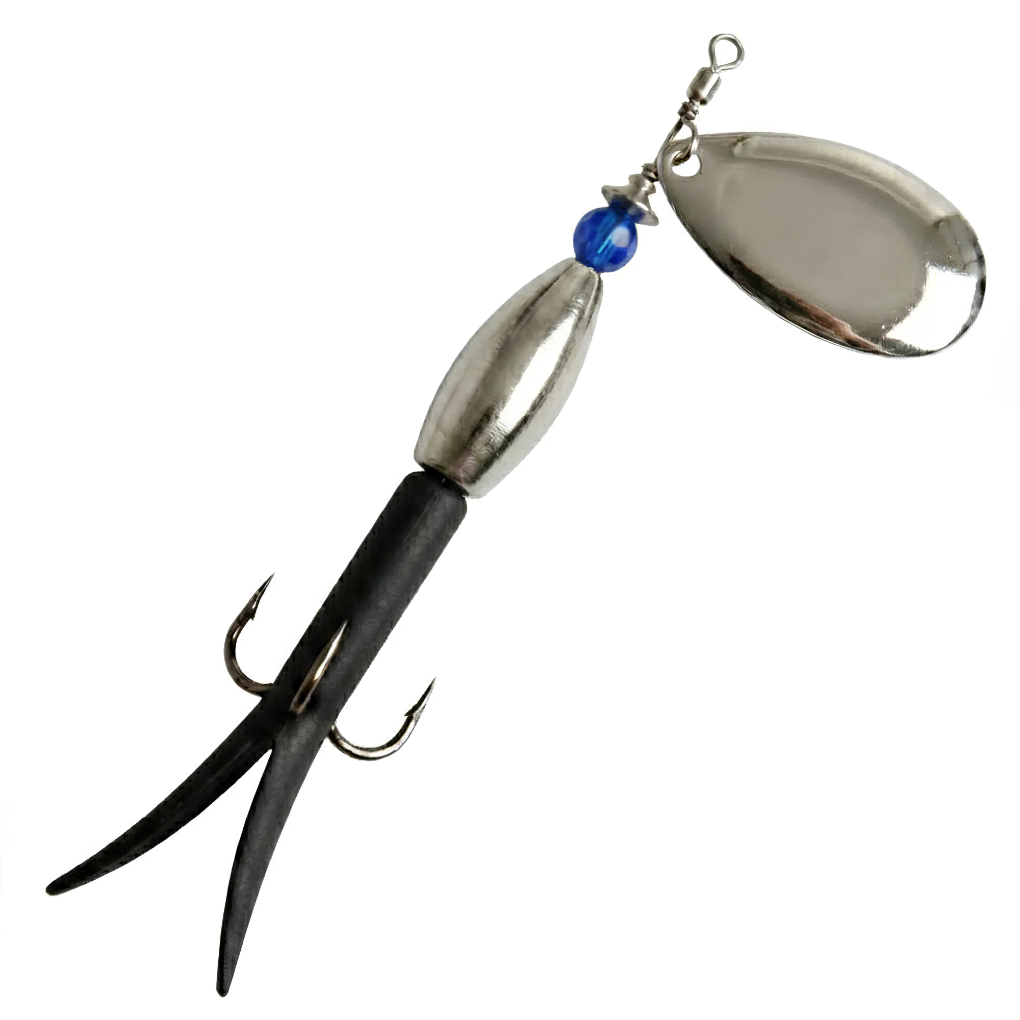 Conehead Flying C Spinning Lure (20g Black/Silver)