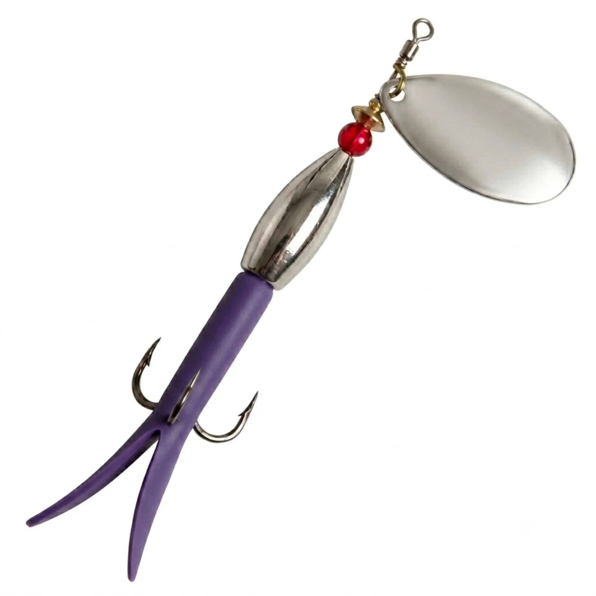 Conehead Flying C Spinning Lure (20g Purple/Silver)