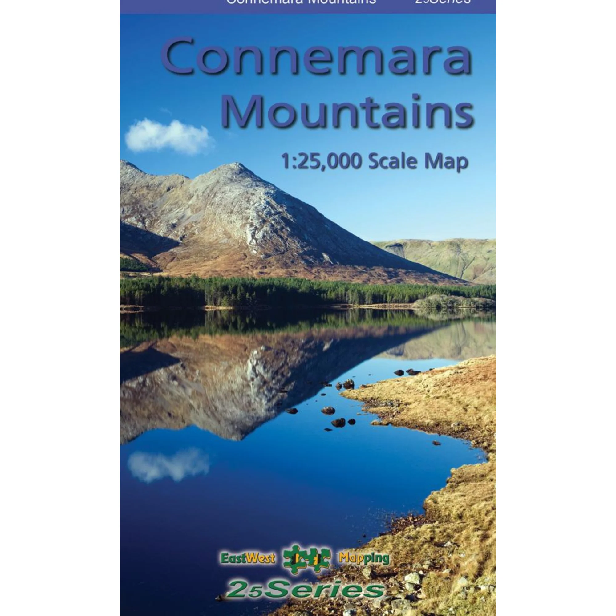 EastWest Mapping Connemara Mountains Laminated Waterproof Map (1:25,000)