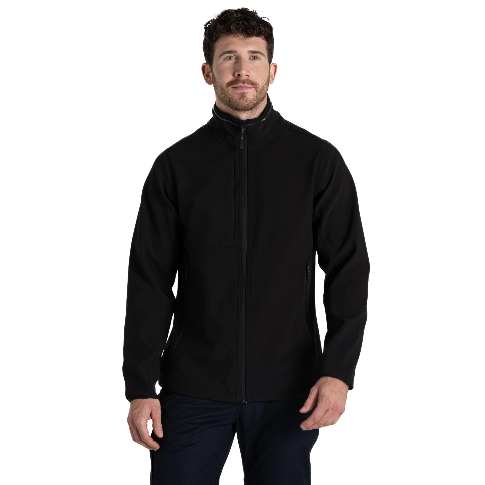 Craghoppers Expert Men's Basecamp Softshell Jacket (Black)
