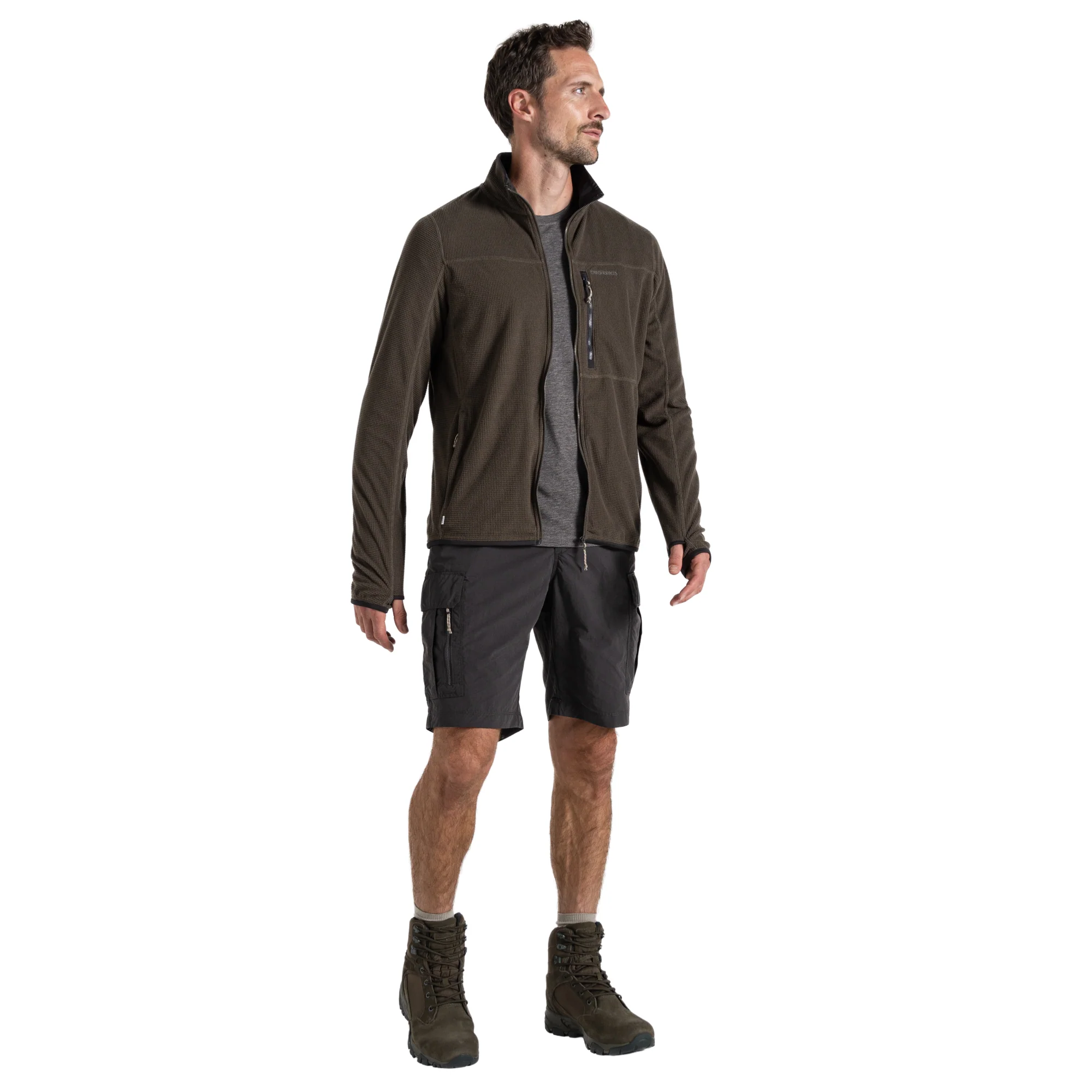 Craghoppers Men's NosiLife III UPF40 Cargo Shorts (Black Pepper)(10.5in) - Image 7