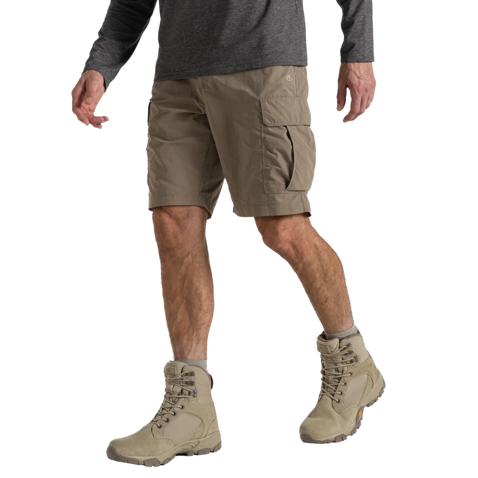 Craghoppers Men's NosiLife III UPF40 Cargo Shorts (Pebble)(10.5in) - Image 2