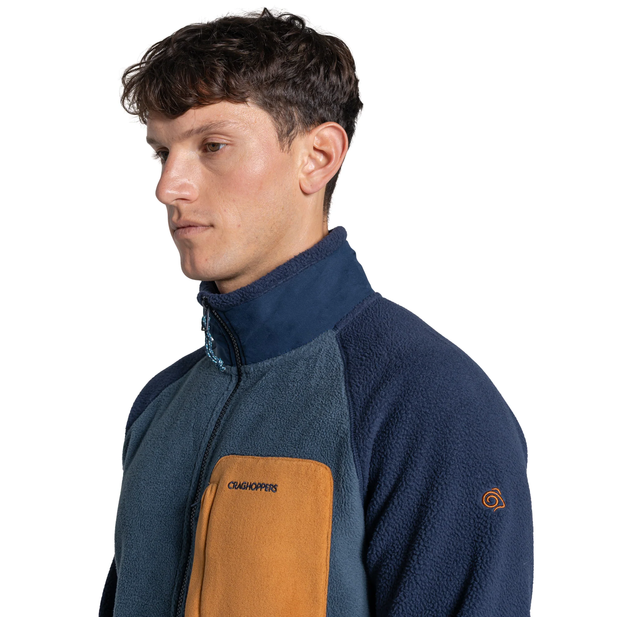 Craghoppers Men's Dades Full Zip Fleece (Blue Navy/Blue Stone) - Image 3