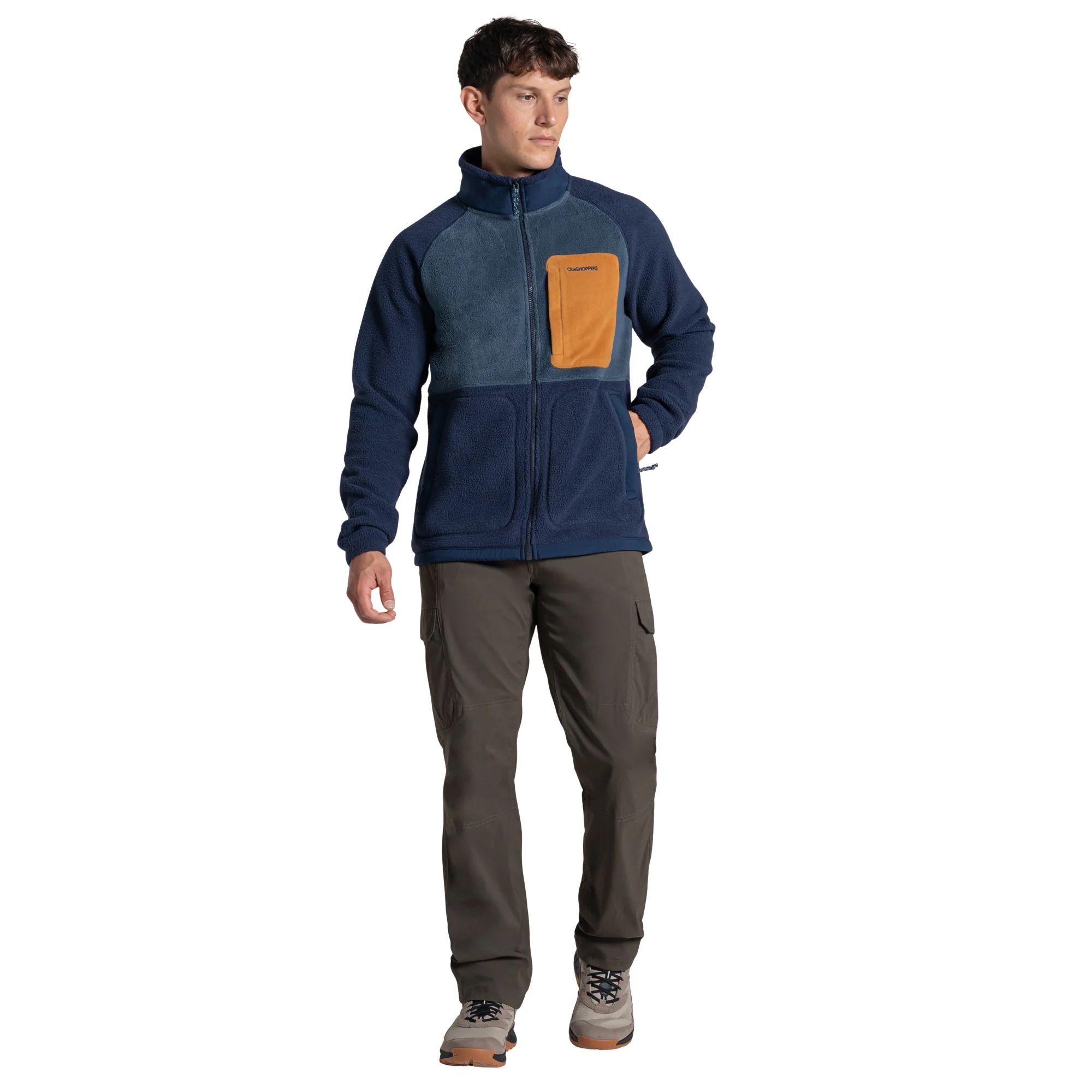 Craghoppers Men's Dades Full Zip Fleece (Blue Navy/Blue Stone) - Image 7