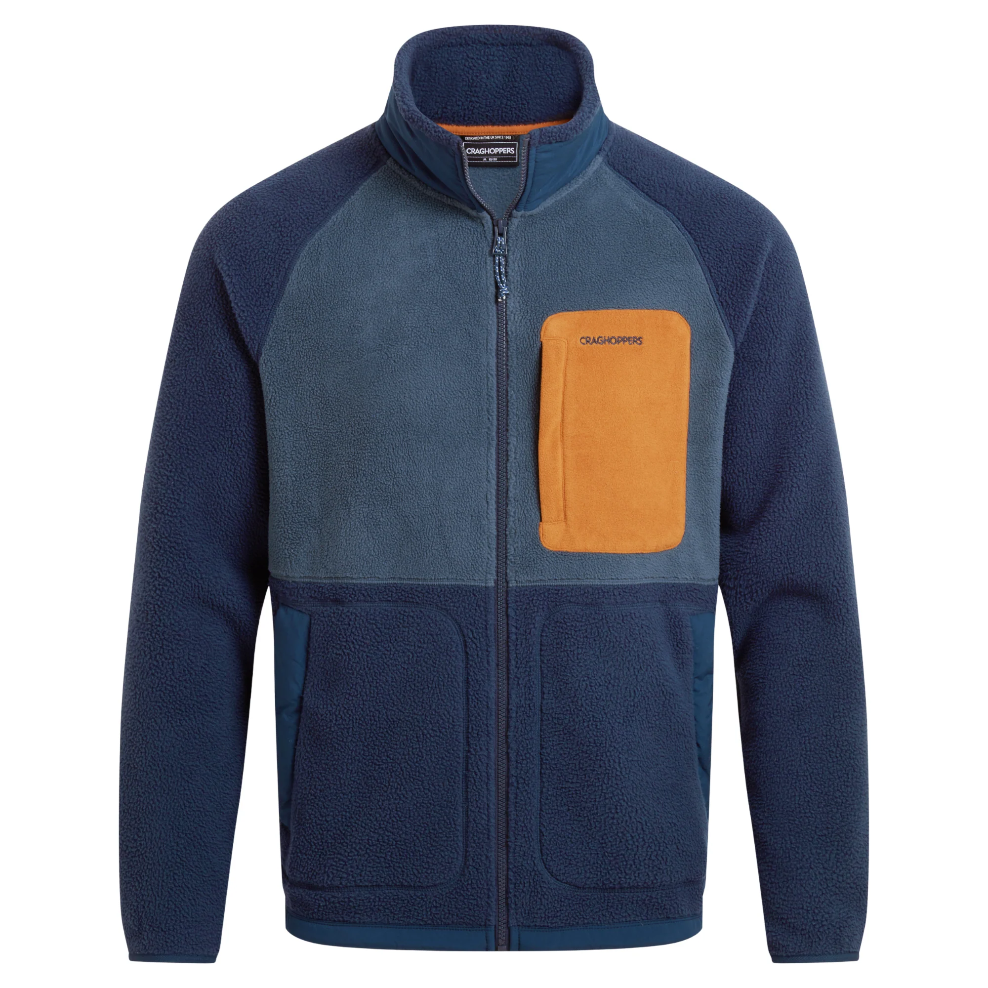 Craghoppers Men's Dades Full Zip Fleece (Blue Navy/Blue Stone) - Image 8