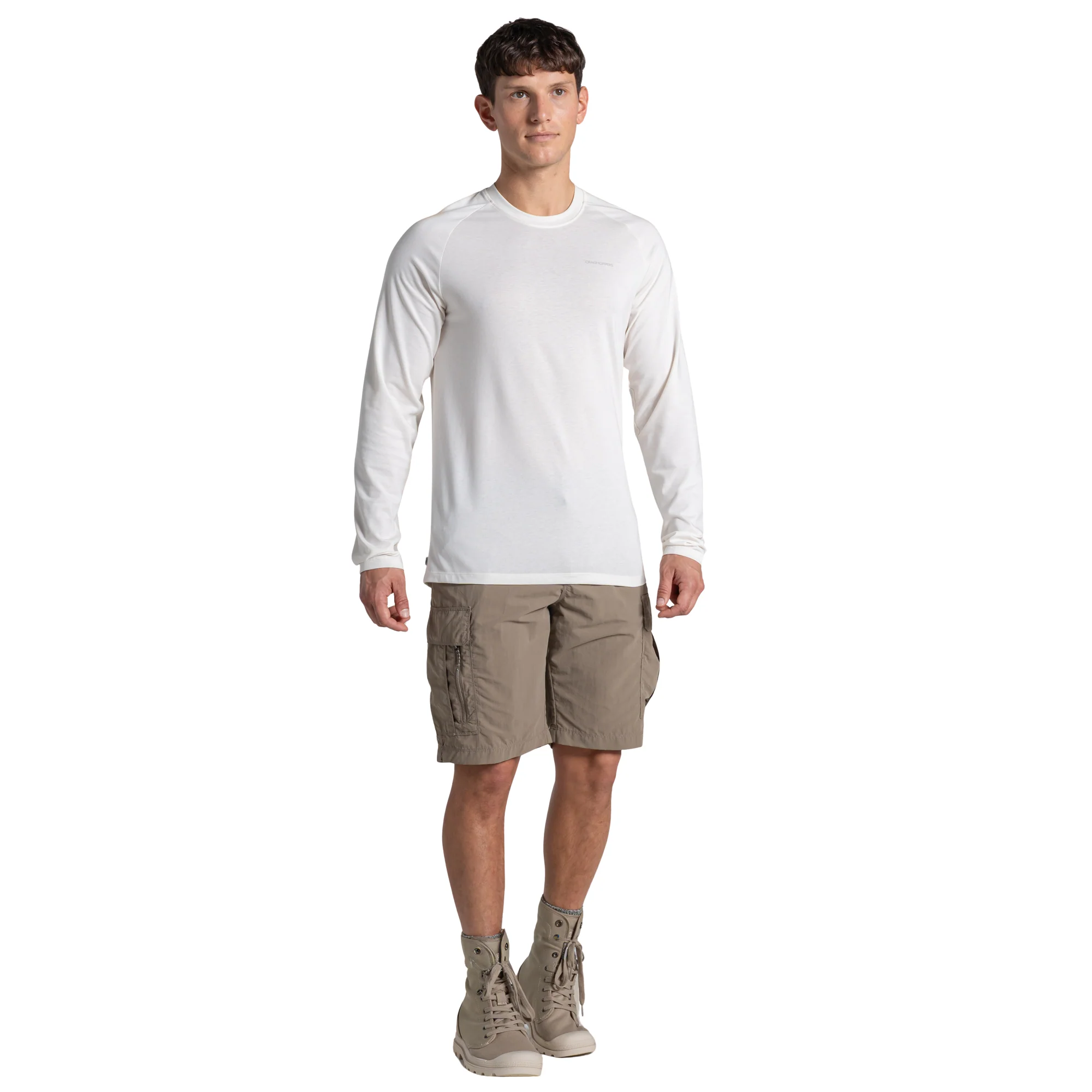 Craghoppers Men's Nosilife Nour Long Sleeve Top (Sail White) - Image 4