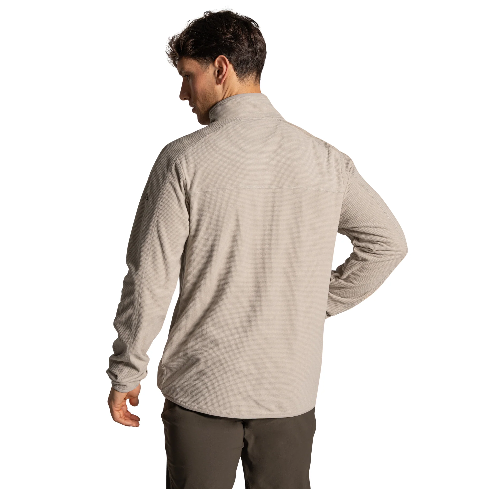 Craghoppers Men's Nosilife Spry II UPF50 Full Zip Fleece (Parchment) - Image 2