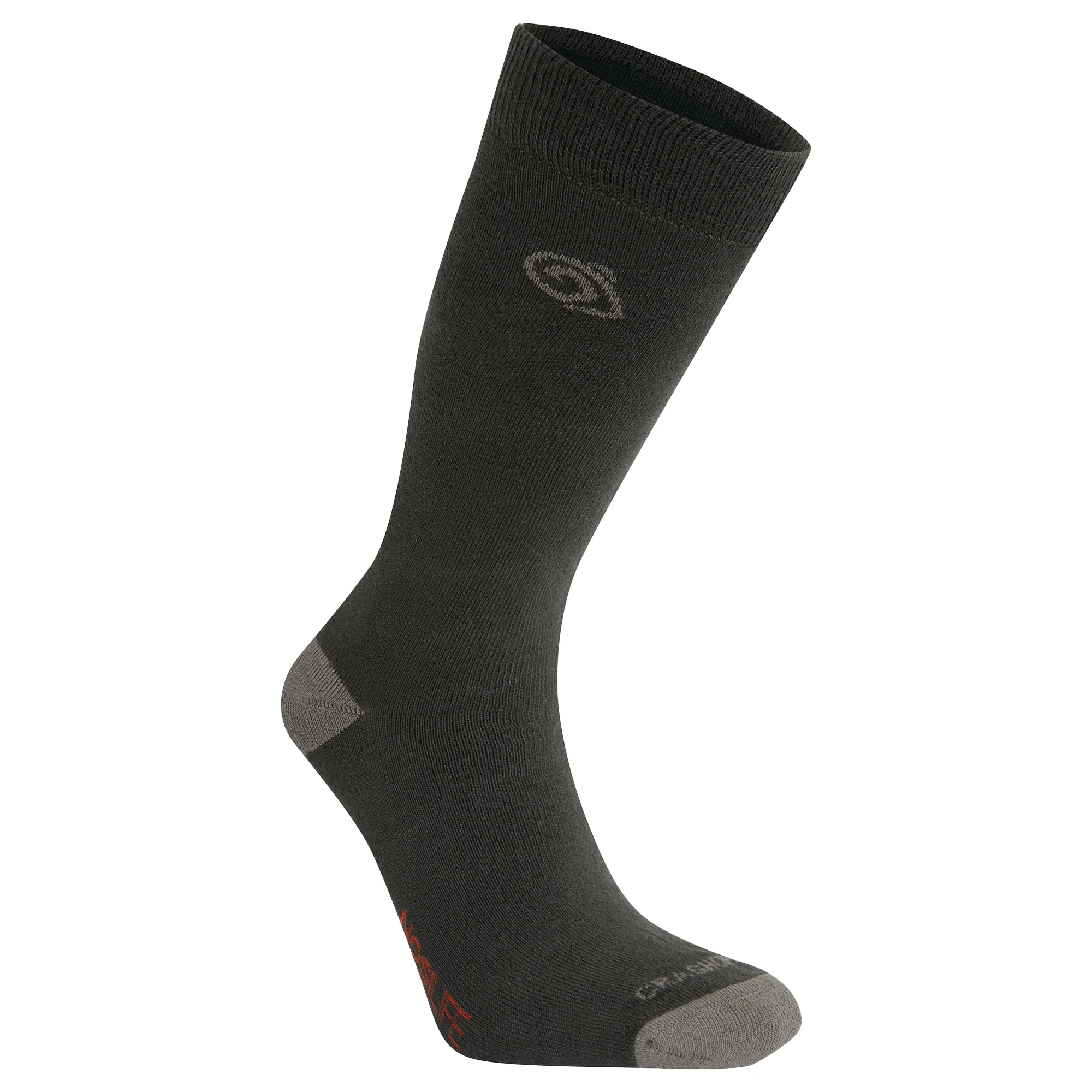 Craghoppers Unisex Nosilife Travel Socks (Black Pepper/Mid Grey)