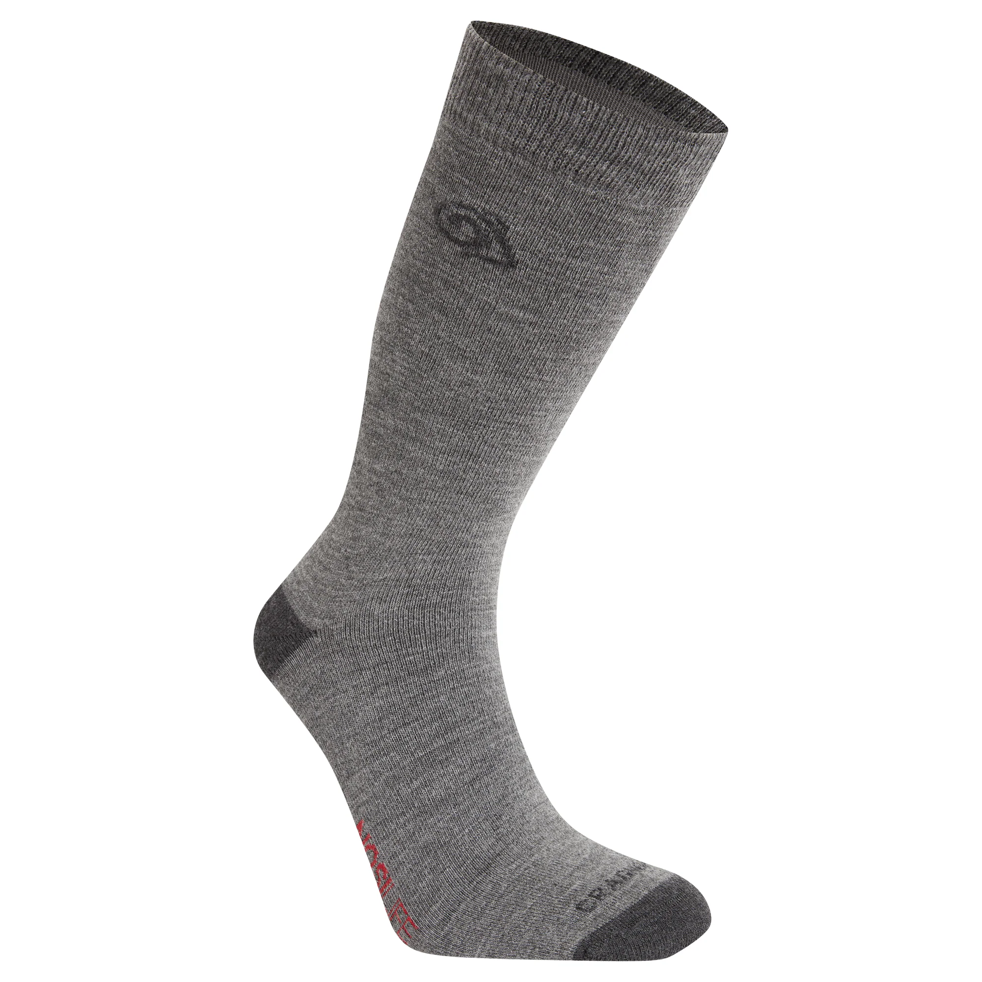 Craghoppers Unisex Nosilife Travel Merino Blend Wool Socks (Coast Grey)