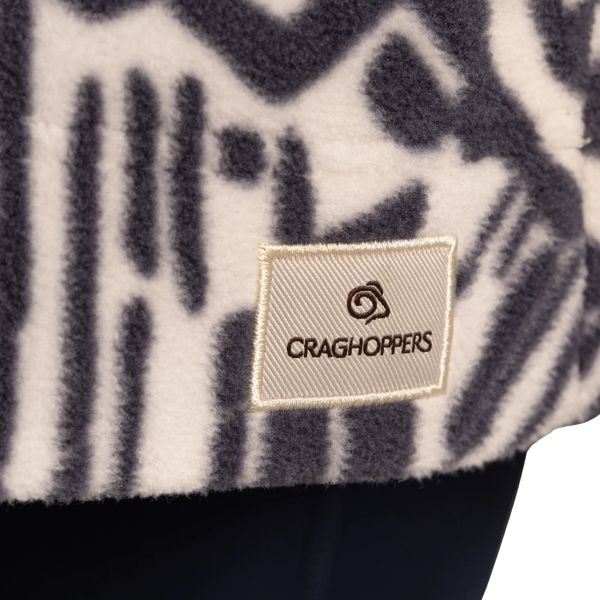 Craghoppers Women's Annjela Half Zip Fleece Top (Anthracite Print) - Image 4