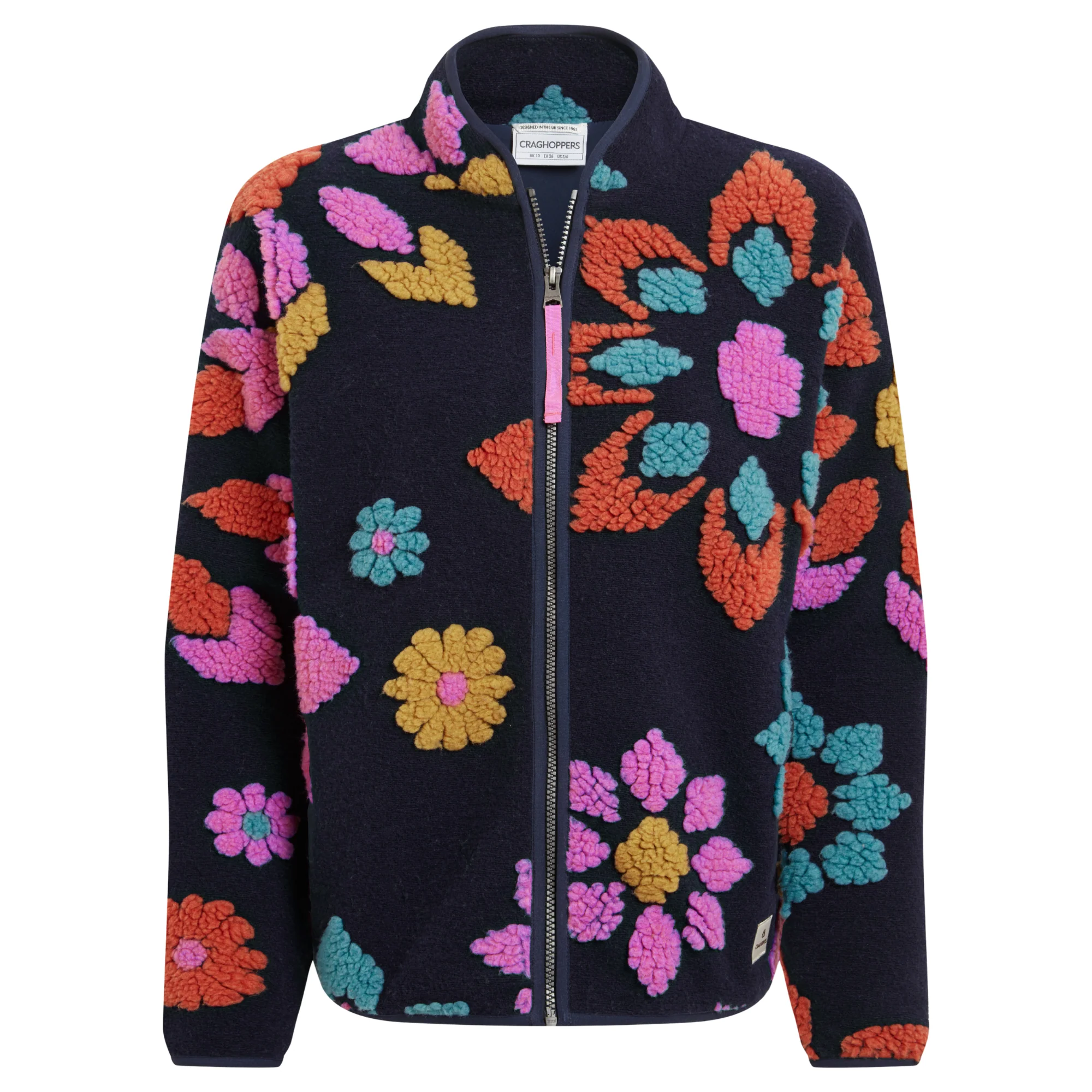 Craghoppers Women's Catalina Full Zip Fleece (Dark Sapphire Print) - Image 10