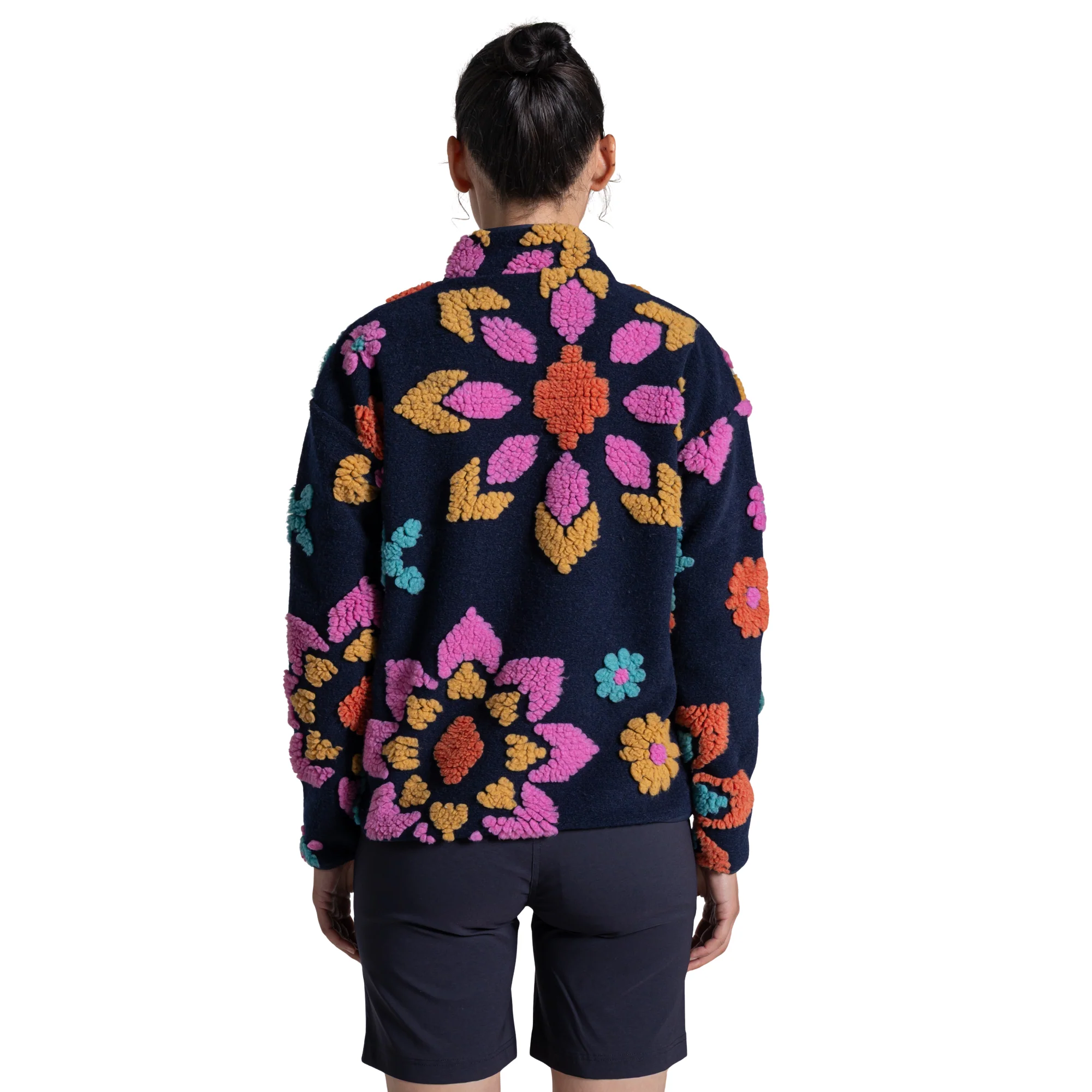 Craghoppers Women's Catalina Full Zip Fleece (Dark Sapphire Print) - Image 2