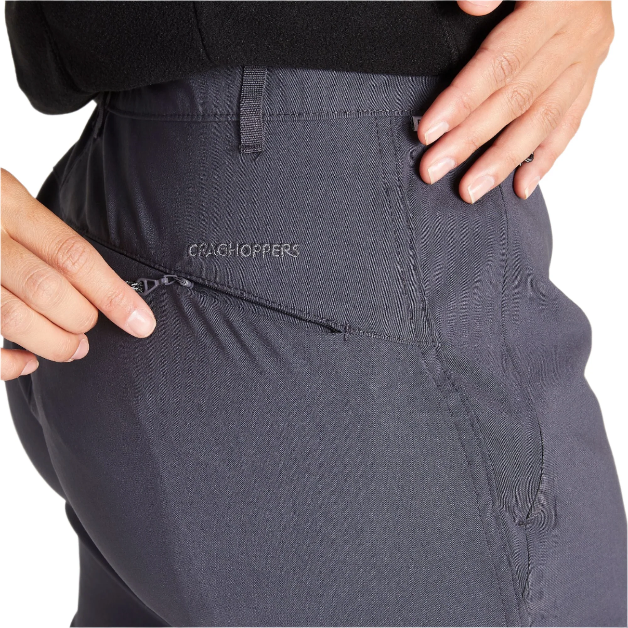 Craghoppers Women's Kiwi Pro II NosiDefence UPF50 Trousers (Graphite)(2024 Version) - Image 3