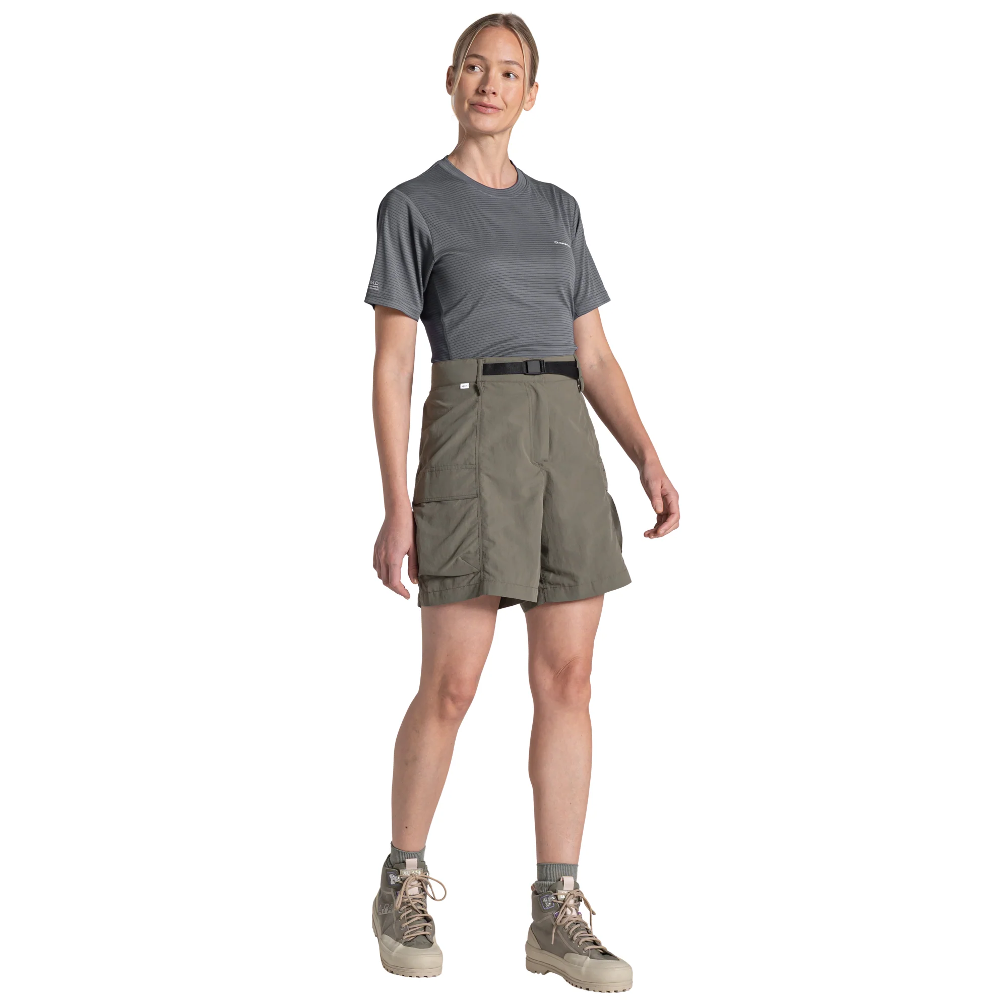 Craghoppers Women's Nosilife Medina UPF50 Cargo Shorts (Wild Olive) - Image 5