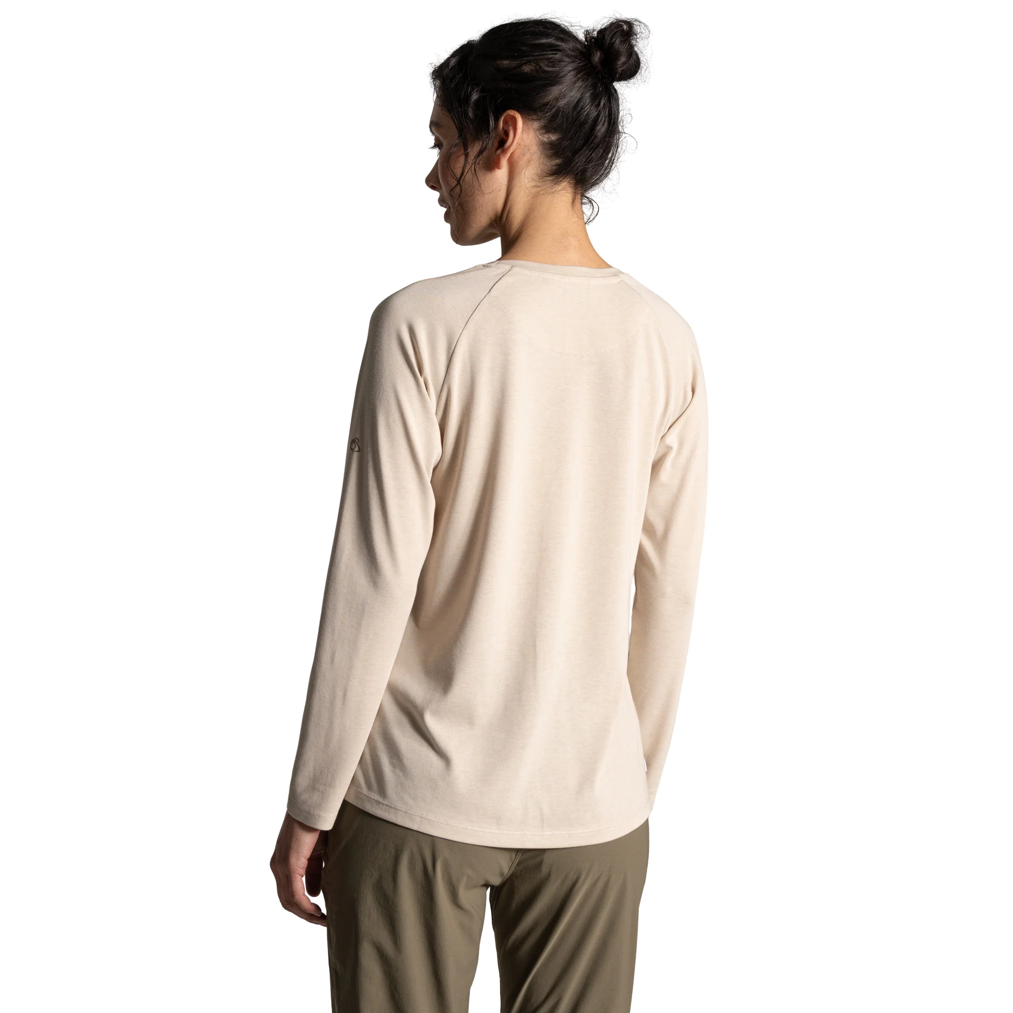 Craghoppers Women's Nosilife Nour Long Sleeve Top (Oyster Marl) - Image 2