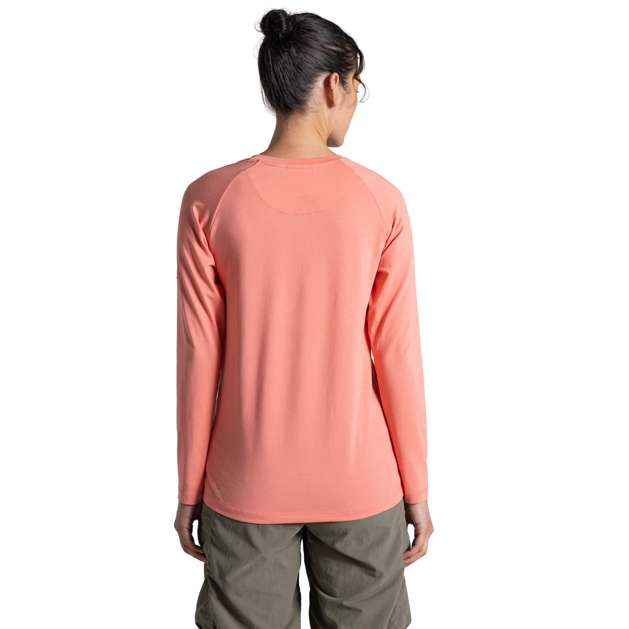 Craghoppers Women's Nosilife Nour Long Sleeve Top (Spiced Apricot) - Image 2