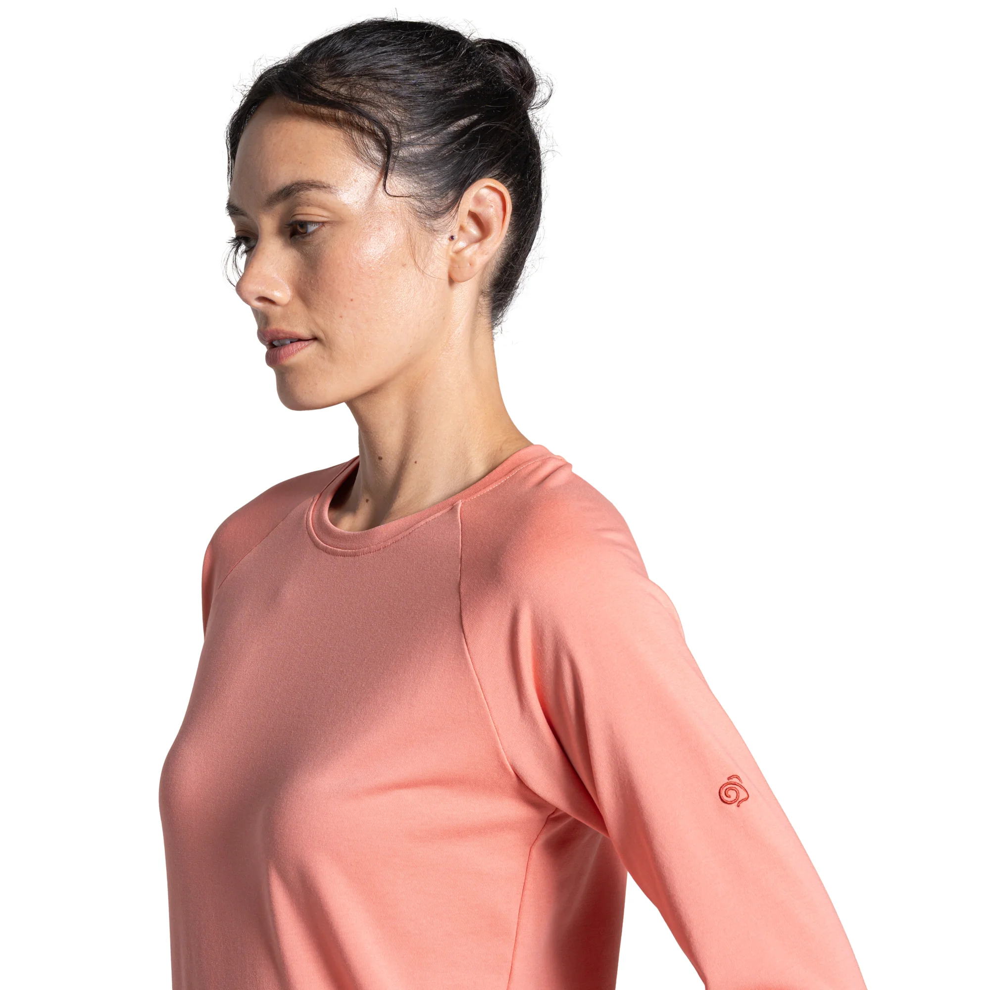 Craghoppers Women's Nosilife Nour Long Sleeve Top (Spiced Apricot) - Image 3