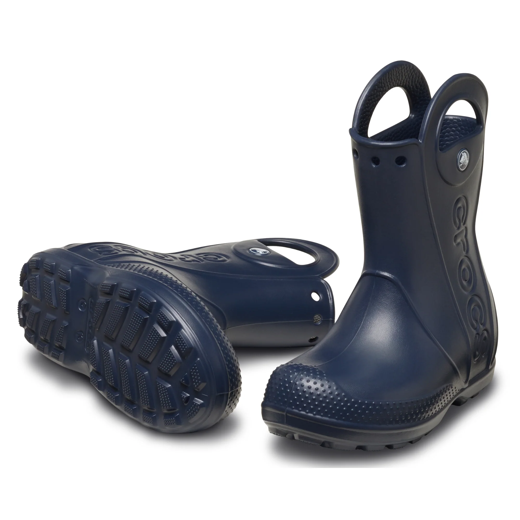 Crocs Junior Handle It Rain Wellies (Navy)(Sizes C11-J6) - Image 7