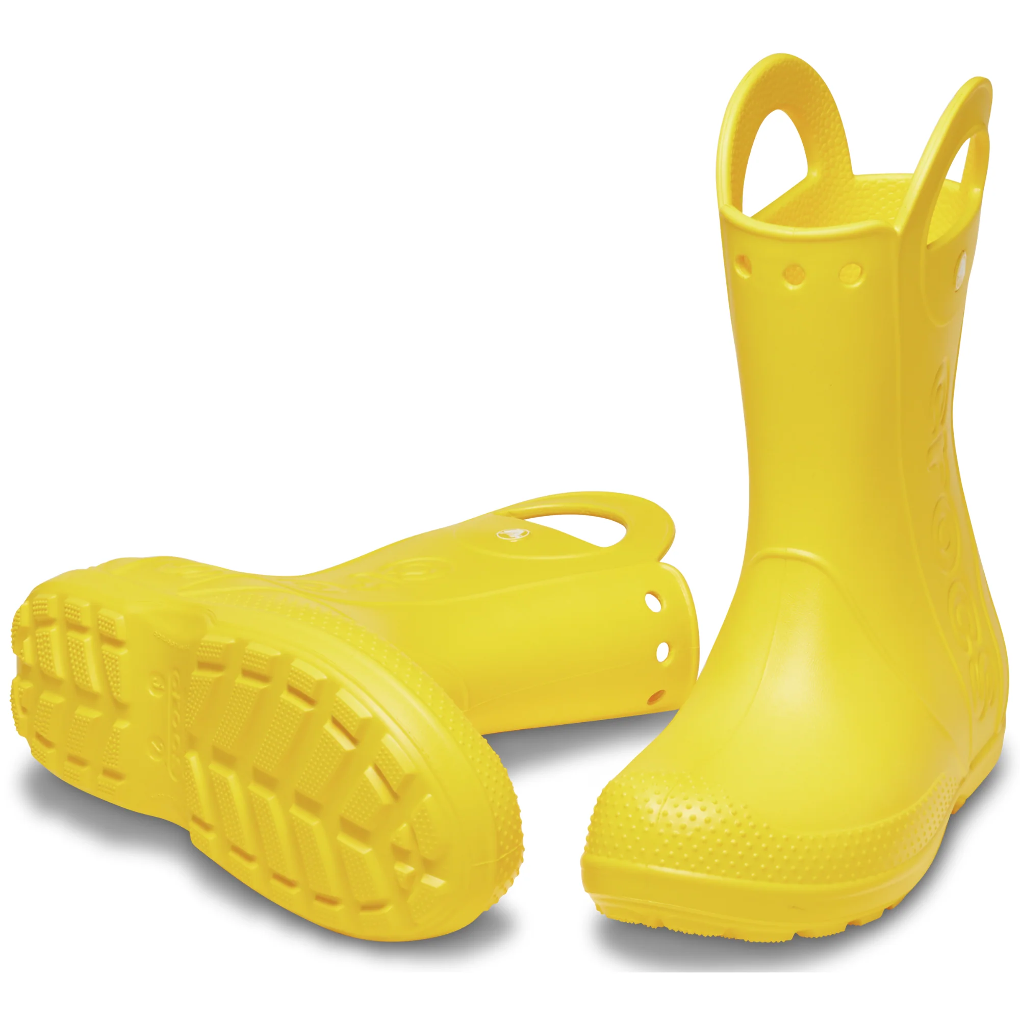 Crocs Junior Handle It Rain Wellies (Yellow)(Sizes C11-J6) - Image 11