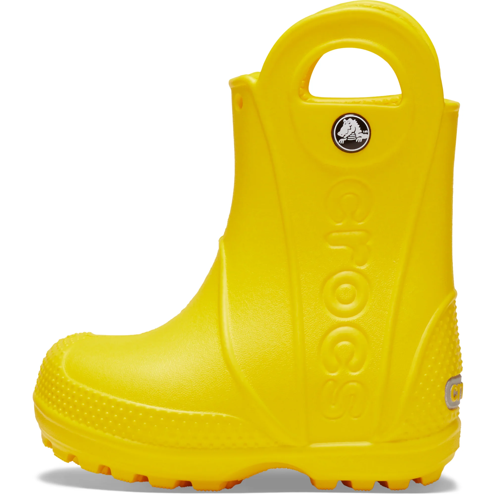 Crocs Junior Handle It Rain Wellies (Yellow)(Sizes C11-J6) - Image 3