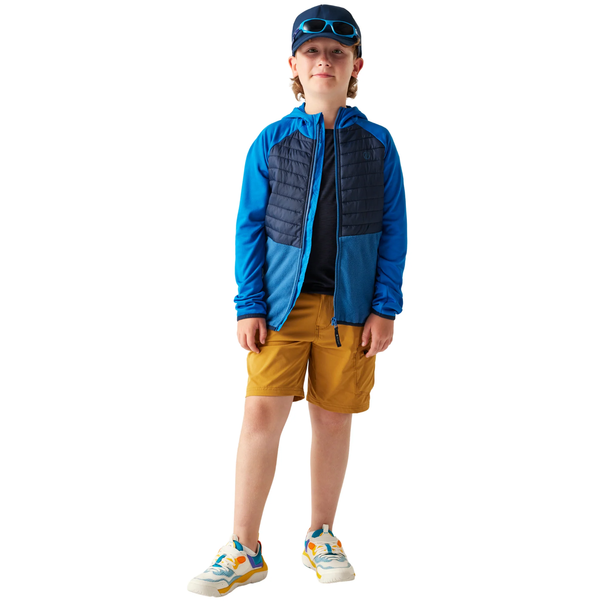 Dare 2B Kids Switch Out Hybrid Insulated Jacket (Oxford Blue/Set Sail) - Image 4