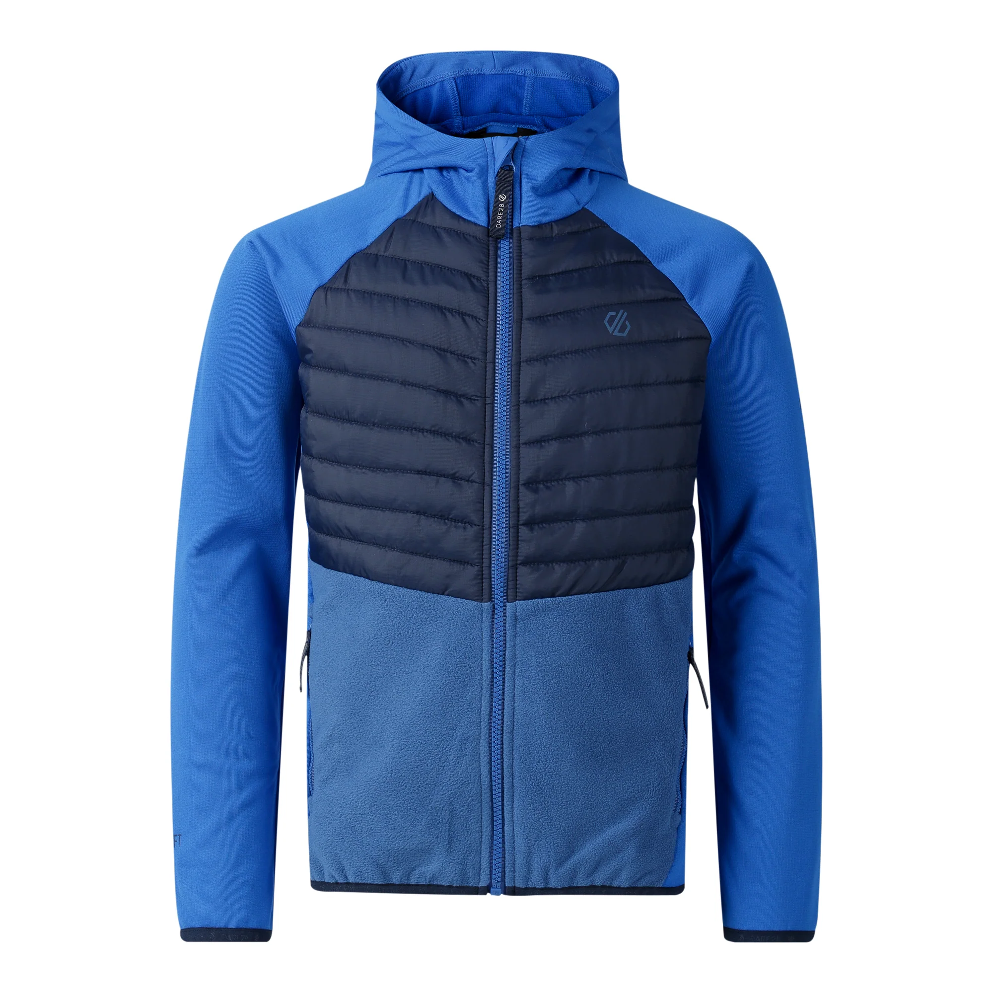 Dare 2B Kids Switch Out Hybrid Insulated Jacket (Oxford Blue/Set Sail) - Image 5