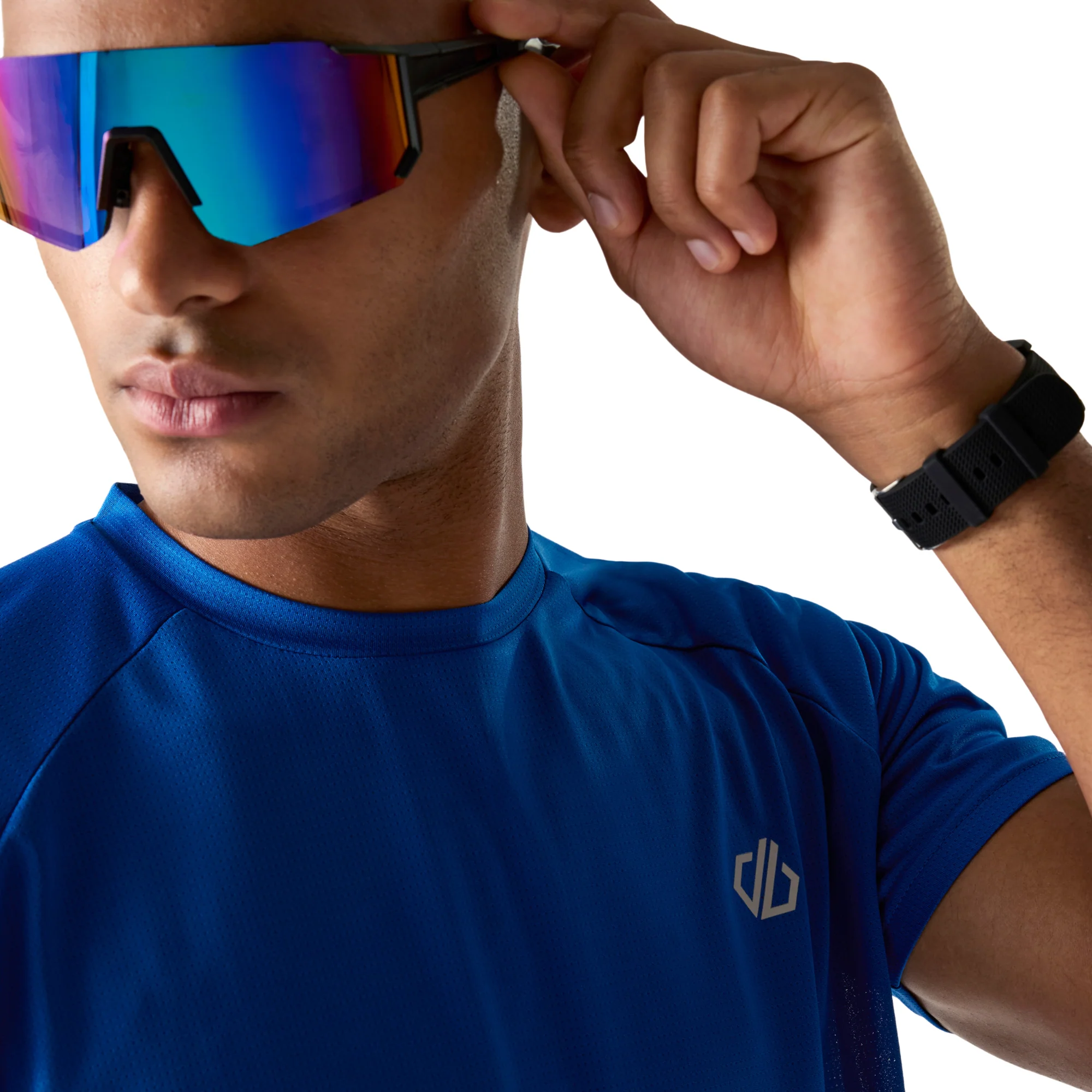 Dare 2B Men's Accelerate Short Sleeve Technical Tee (Oxford Blue) - Image 3