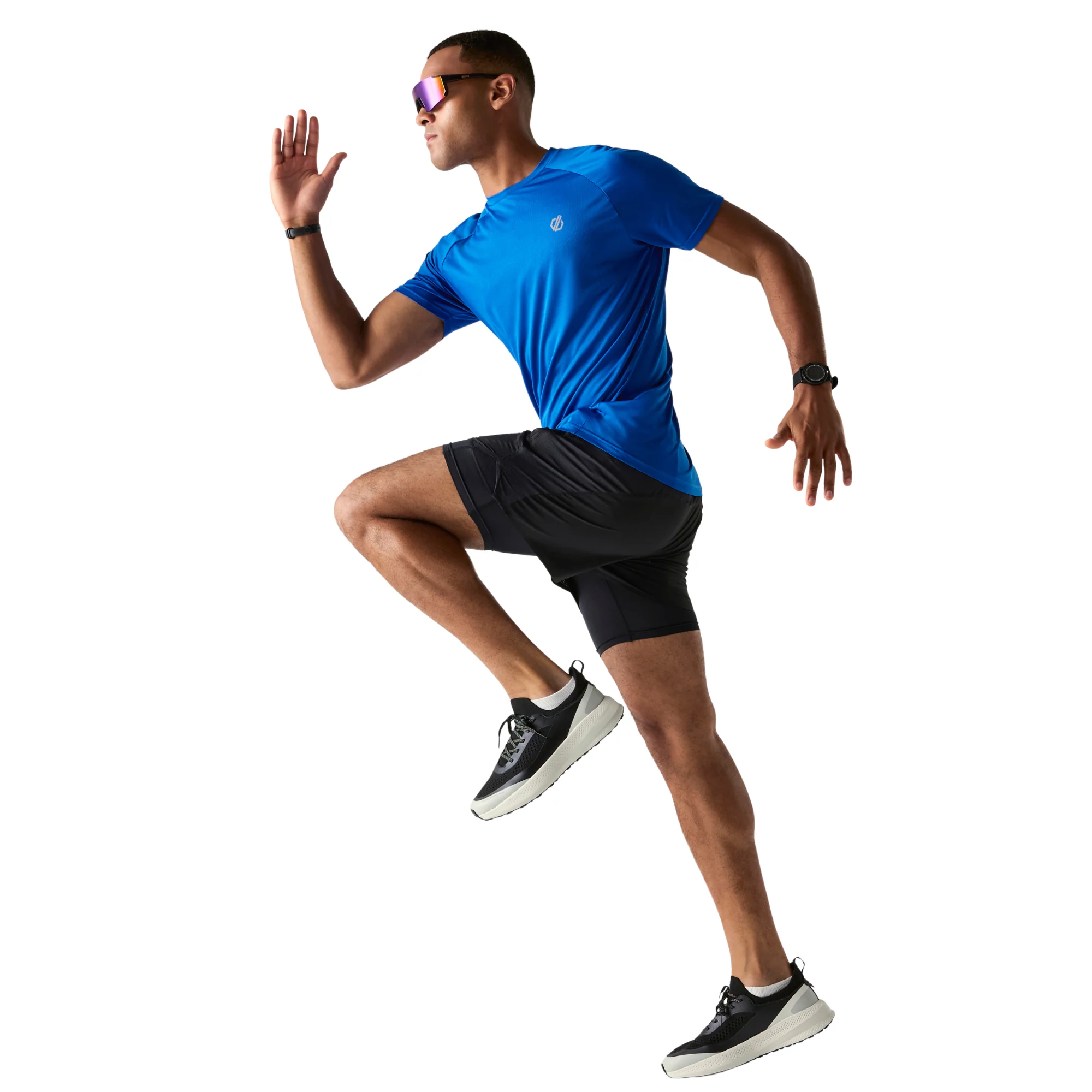 Dare 2B Men's Accelerate Short Sleeve Technical Tee (Oxford Blue) - Image 5