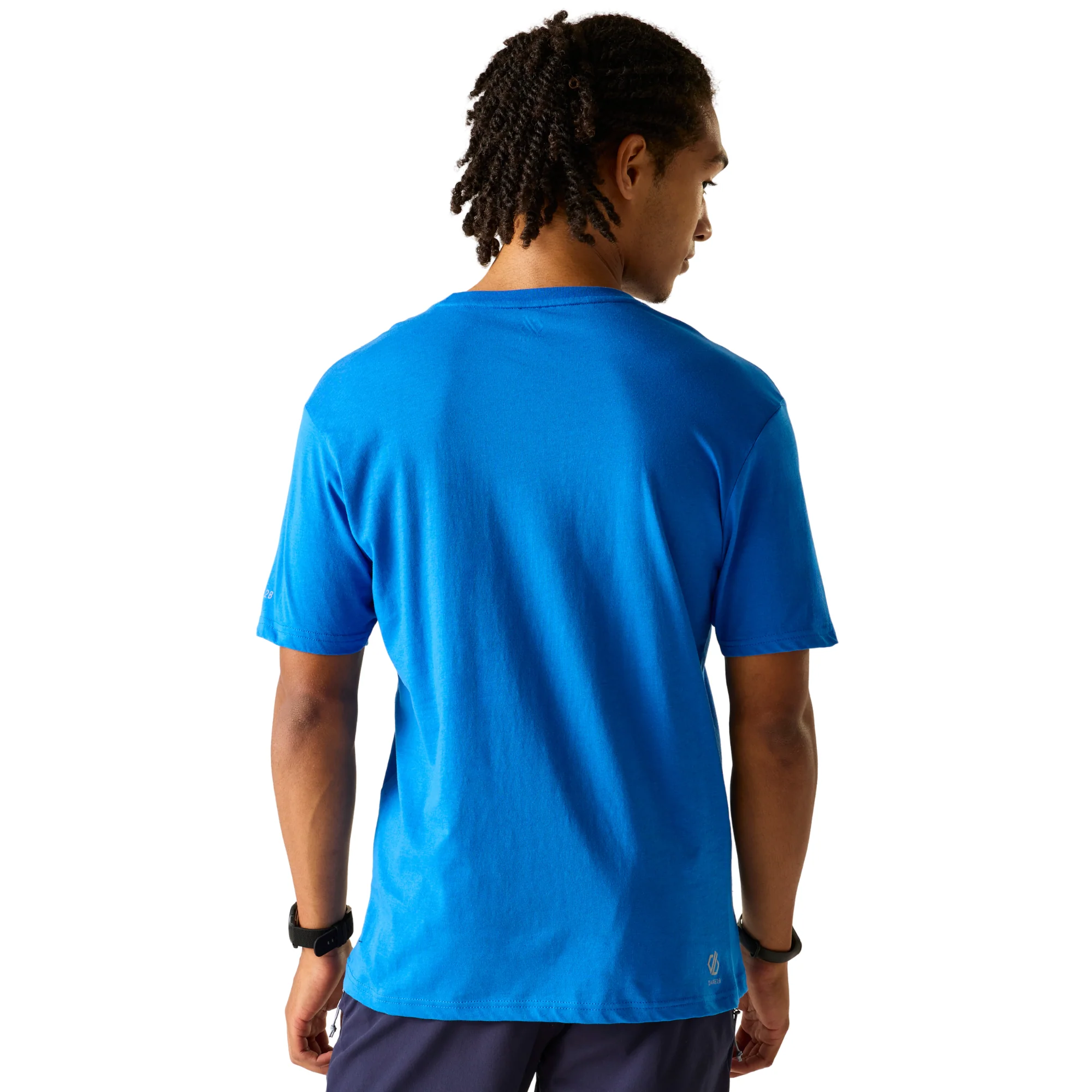 Dare 2B Men's Movement III UPF50 Short Sleeve Technical Tee (Oxford Blue) - Image 2