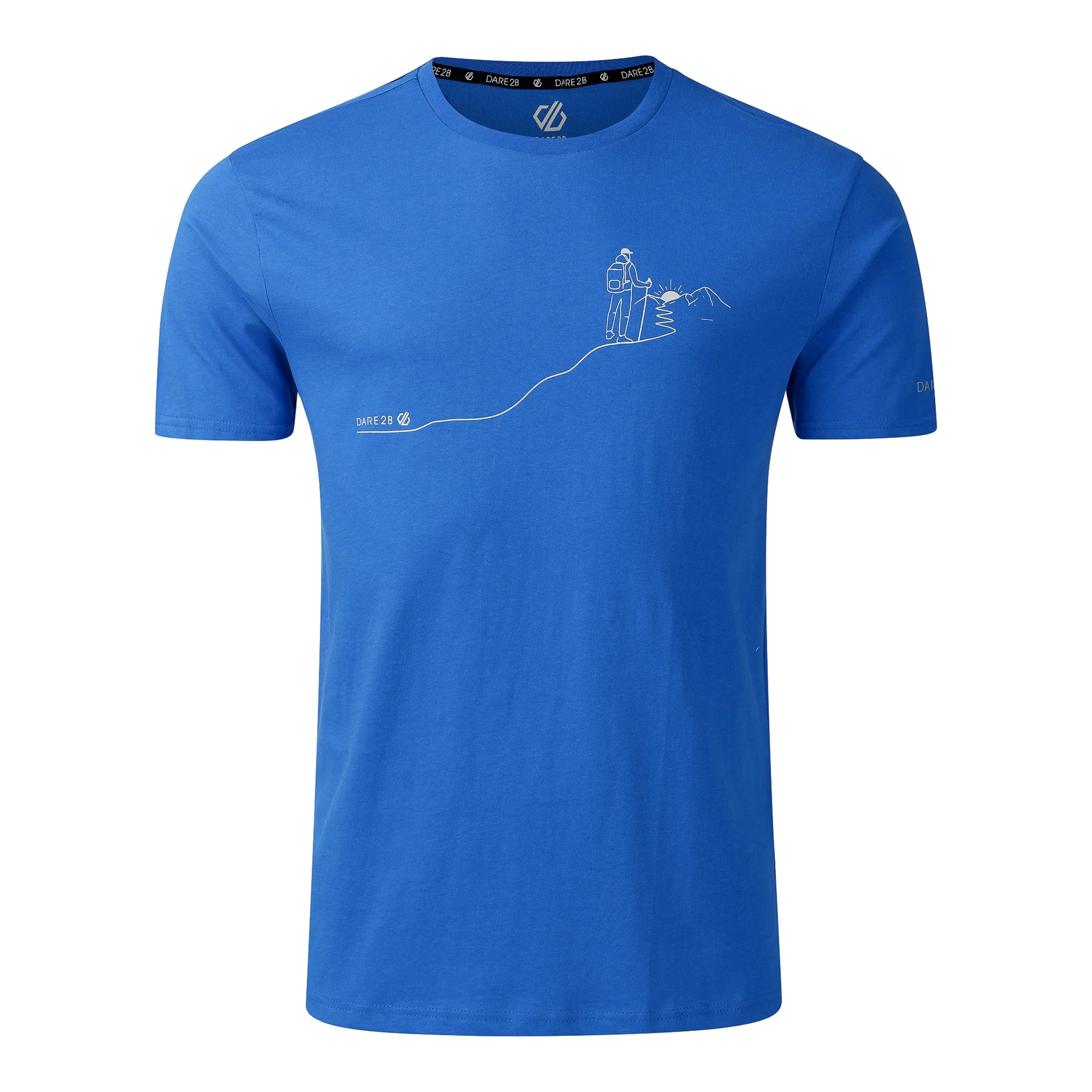 Dare 2B Men's Movement III UPF50 Short Sleeve Technical Tee (Oxford Blue) - Image 5