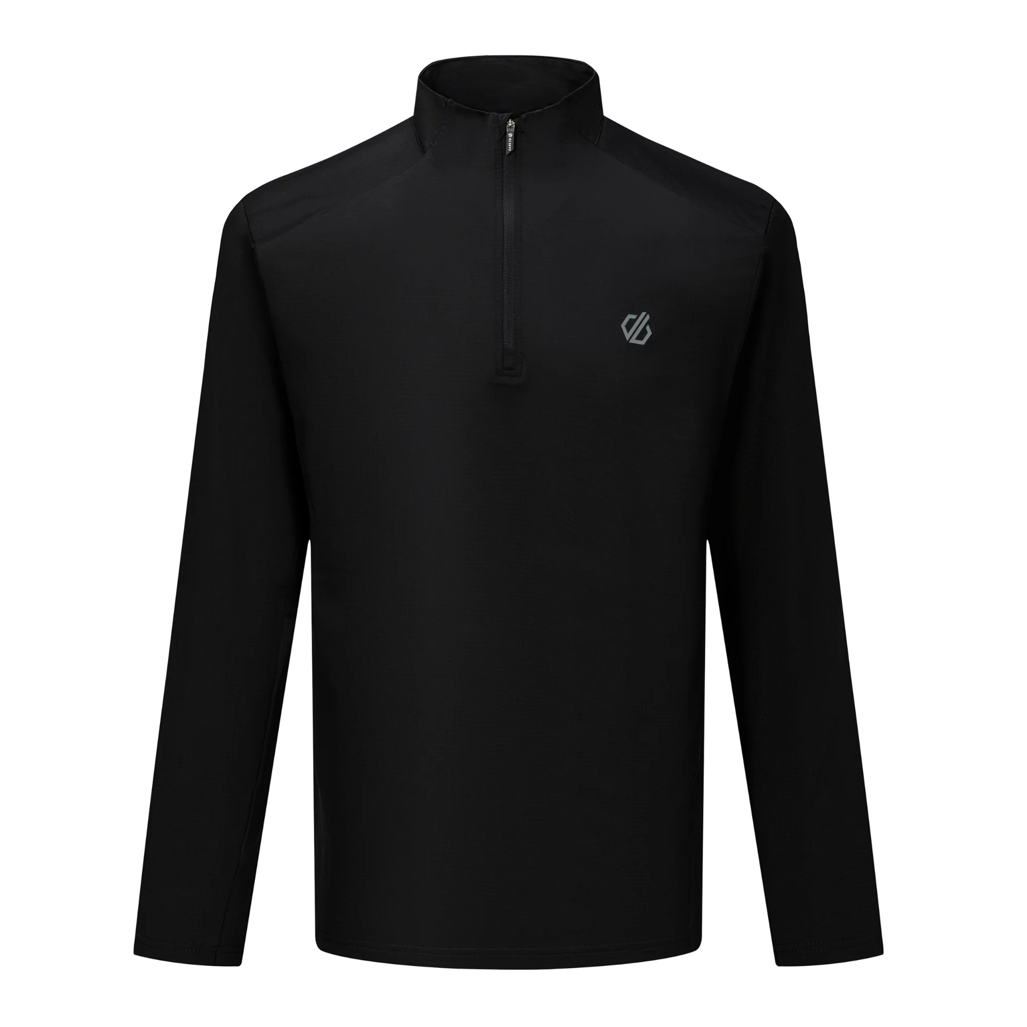 Dare 2B Men's Power Up IV Jersey UPF50 Quarter Zip Fleece Top (Black) - Image 7