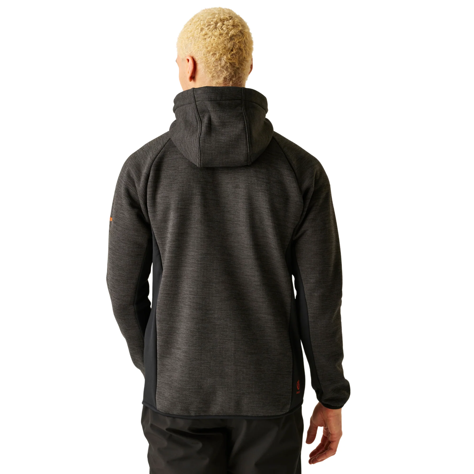 Dare 2B Men's Torrek Pro Hooded Midlayer Full Zip Fleece (Black) - Image 3