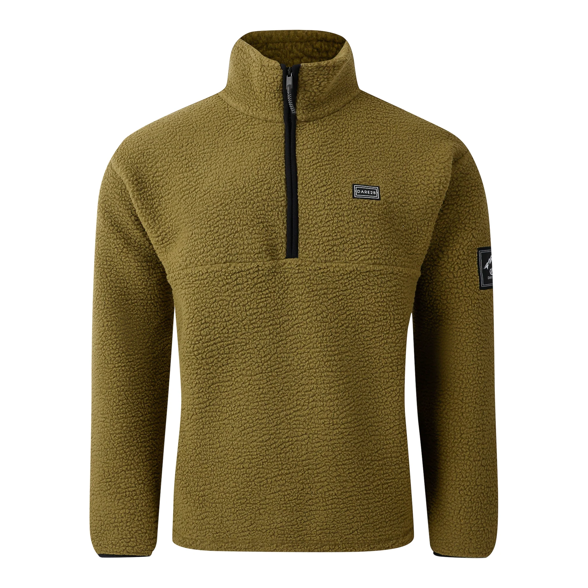 Dare 2B Men's Twin Tip Half Zip Fleece Top (Olive Green) - Image 7