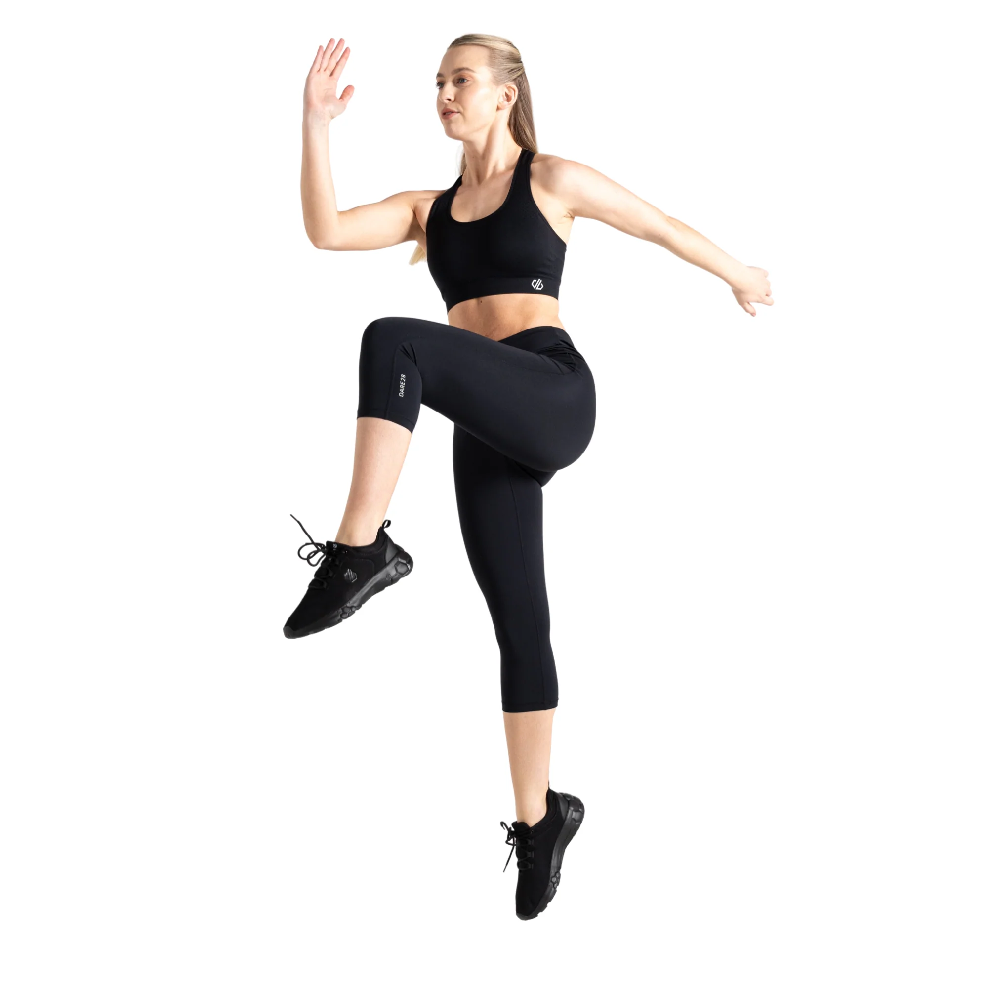 Dare 2B Women's Influential UPF50 3/4 Leggings (Black) - Image 10