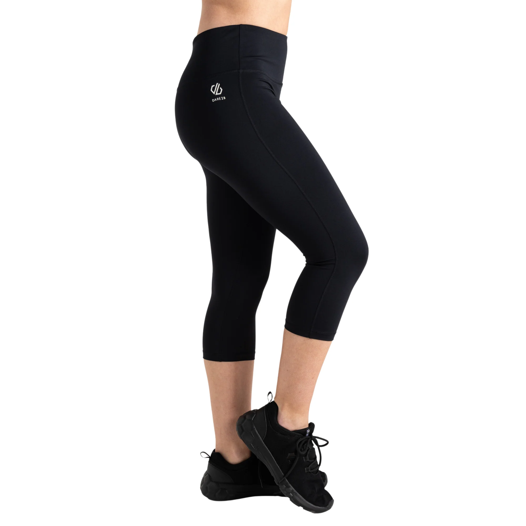 Dare 2B Women's Influential UPF50 3/4 Leggings (Black) - Image 3
