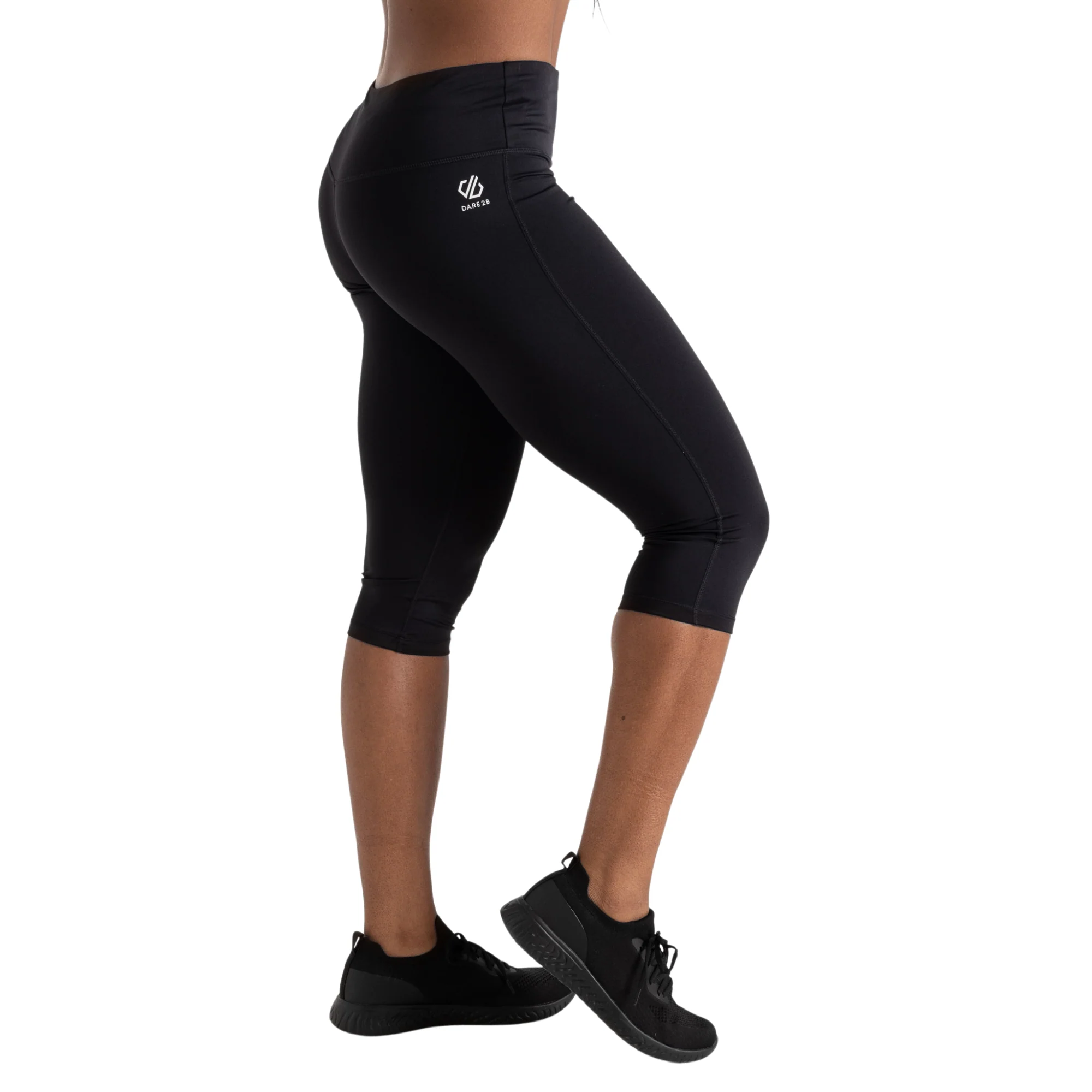 Dare 2B Women's Influential UPF50 3/4 Leggings (Black) - Image 4