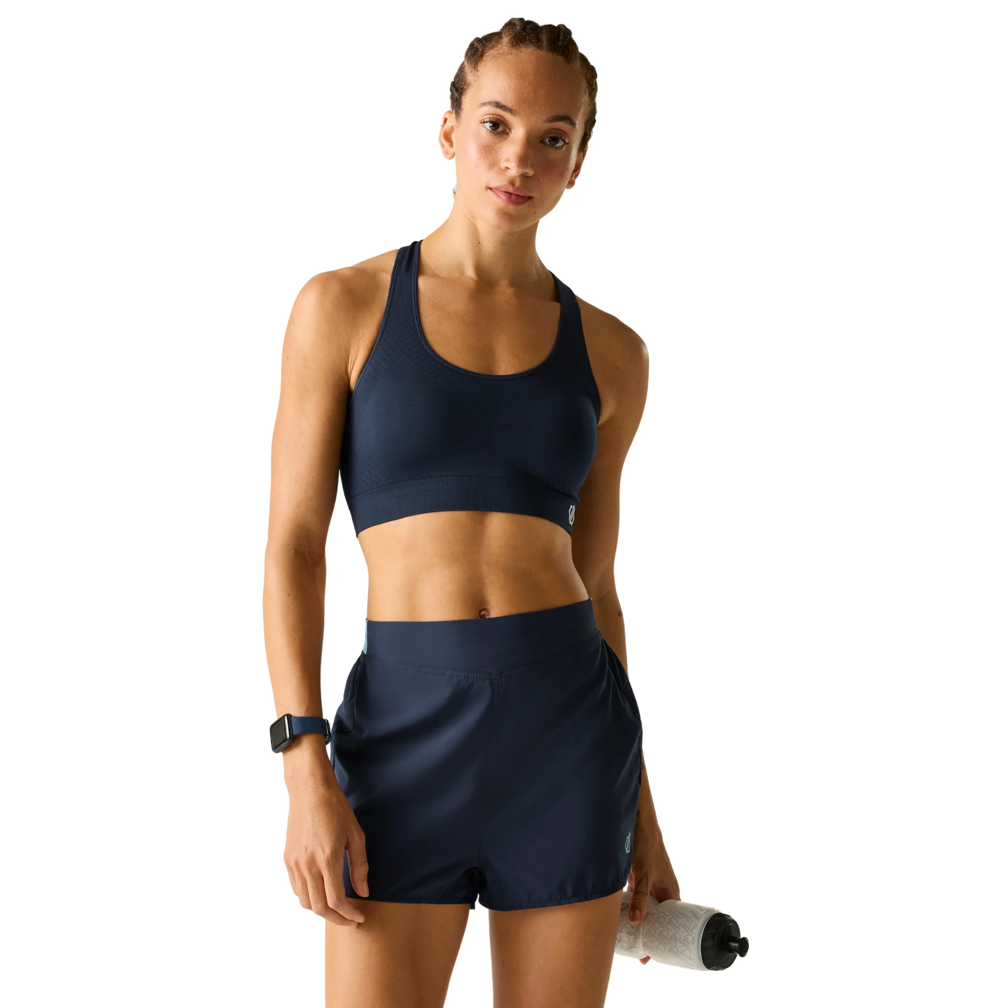 Dare 2B Women's Don't Sweat It II Sports Bra (Navy)