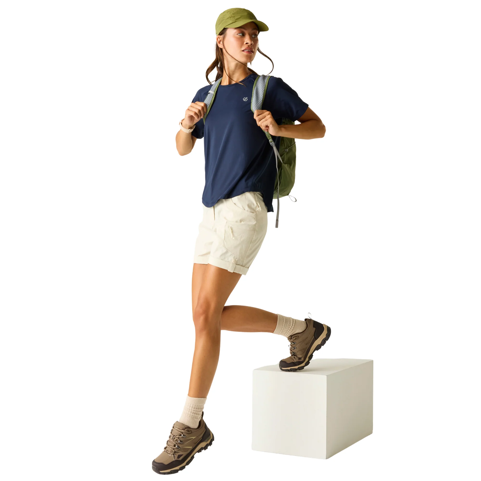Dare 2B Women's Melodic III UPF50 Shorts (Almond Milk) - Image 6