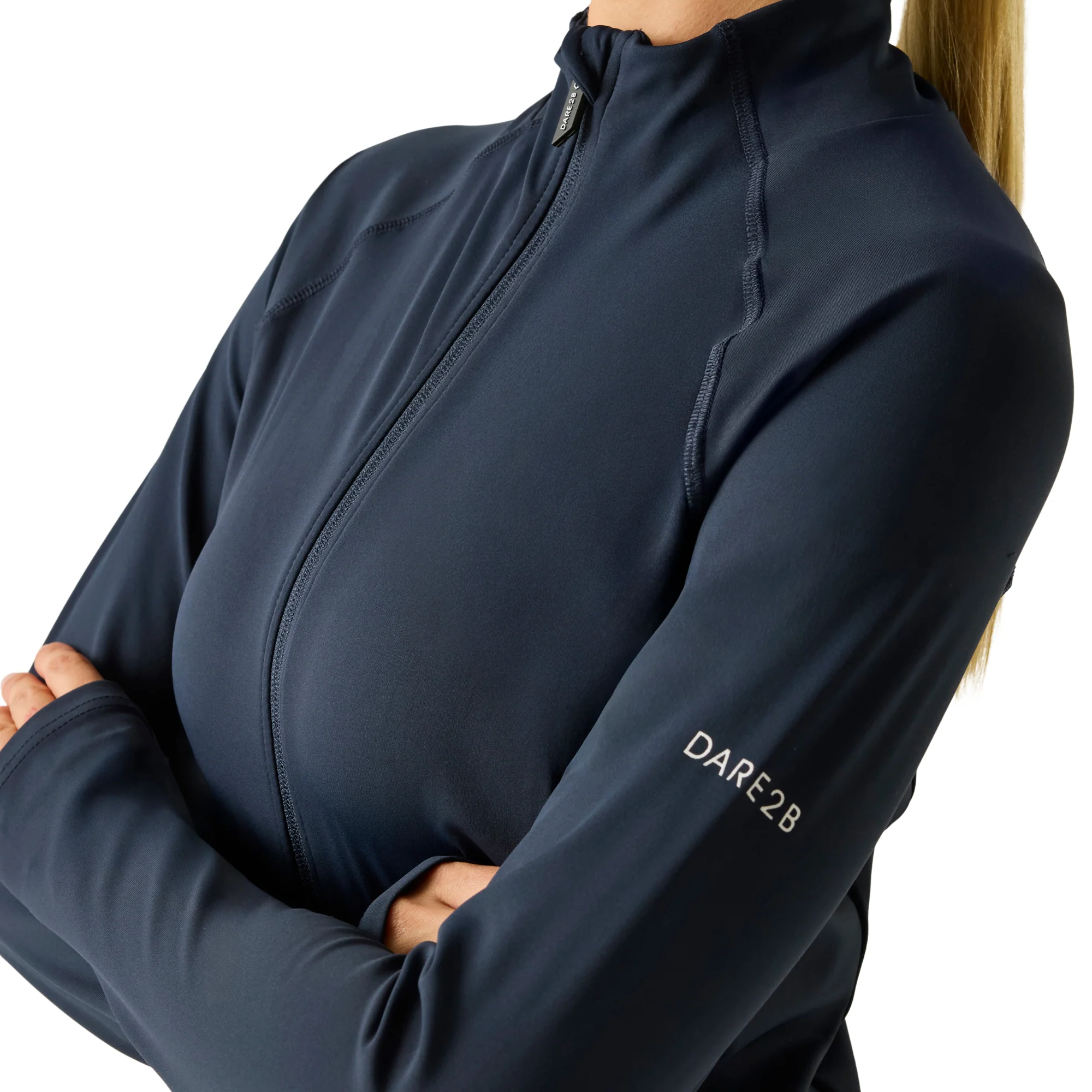 Dare 2B Women's Refresh Midlayer Full Zip Fleece (Navy) - Image 5