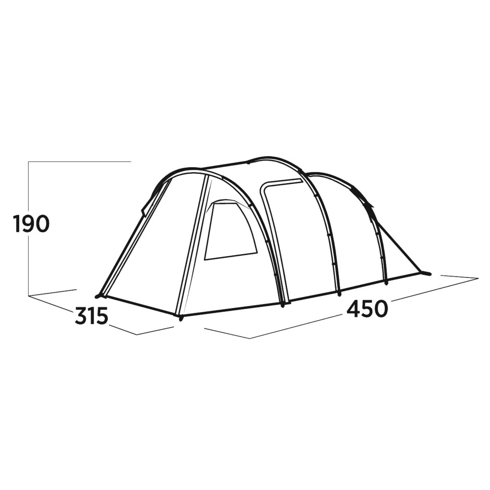 Easy Camp Hidra 5 Tent (5 Person) - Image 9