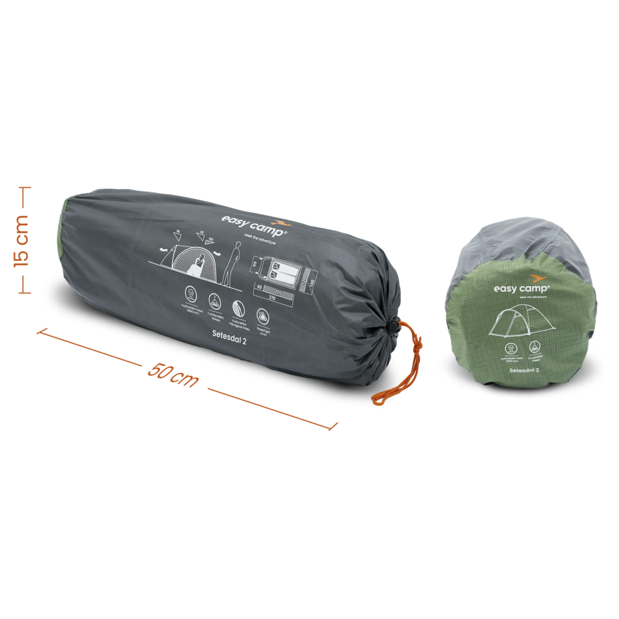 Easy Camp Setesdal 2 Tent (2 Person) - Image 5