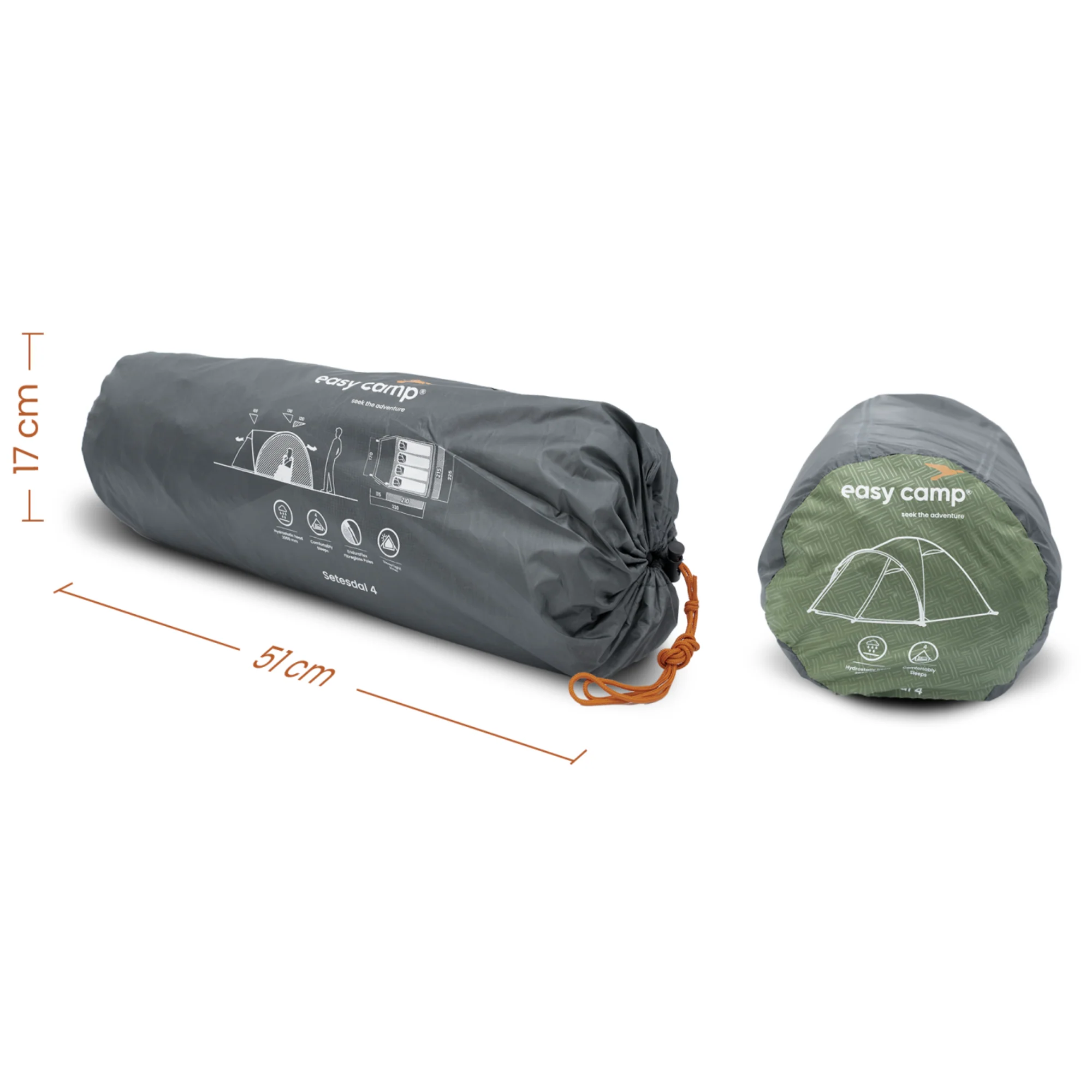 Easy Camp Setesdal 4 Tent (4 Person) - Image 4