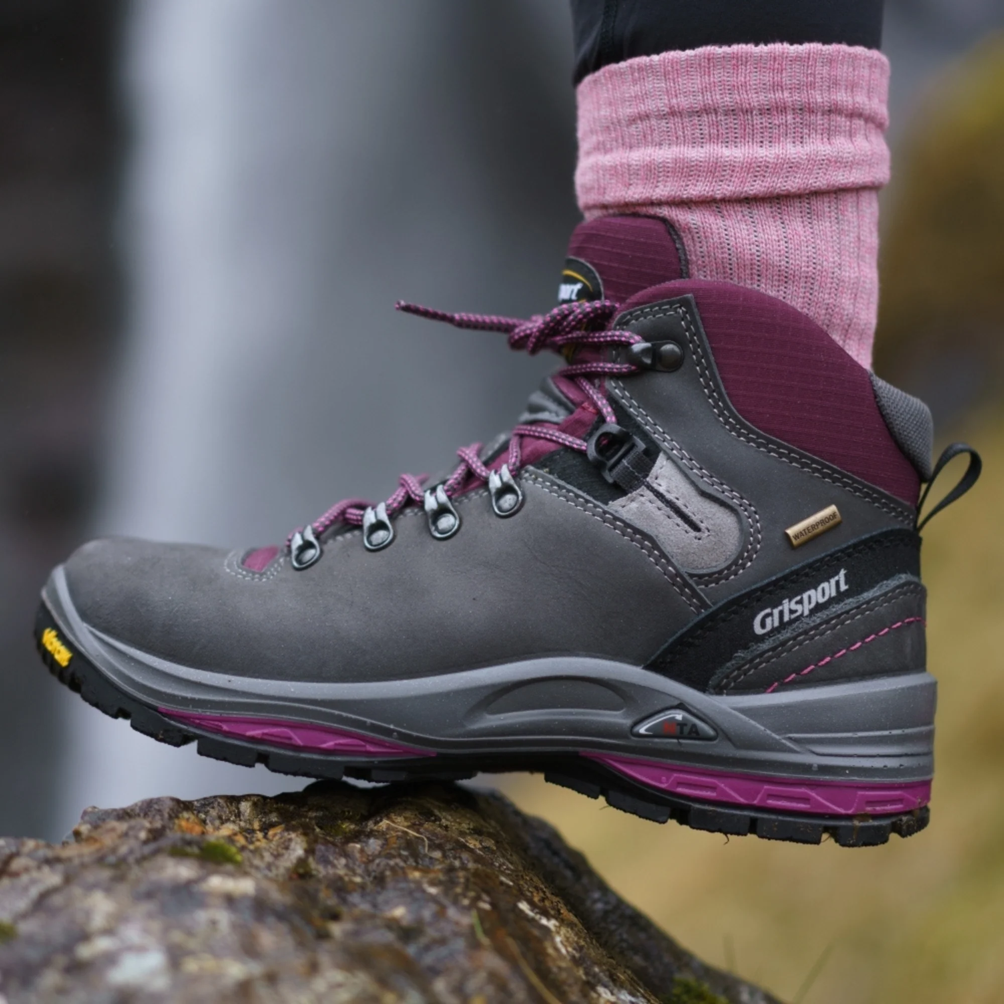 Grisport Women's Lady Glide Waterproof Hillwalking Boots (Grey) - Image 11