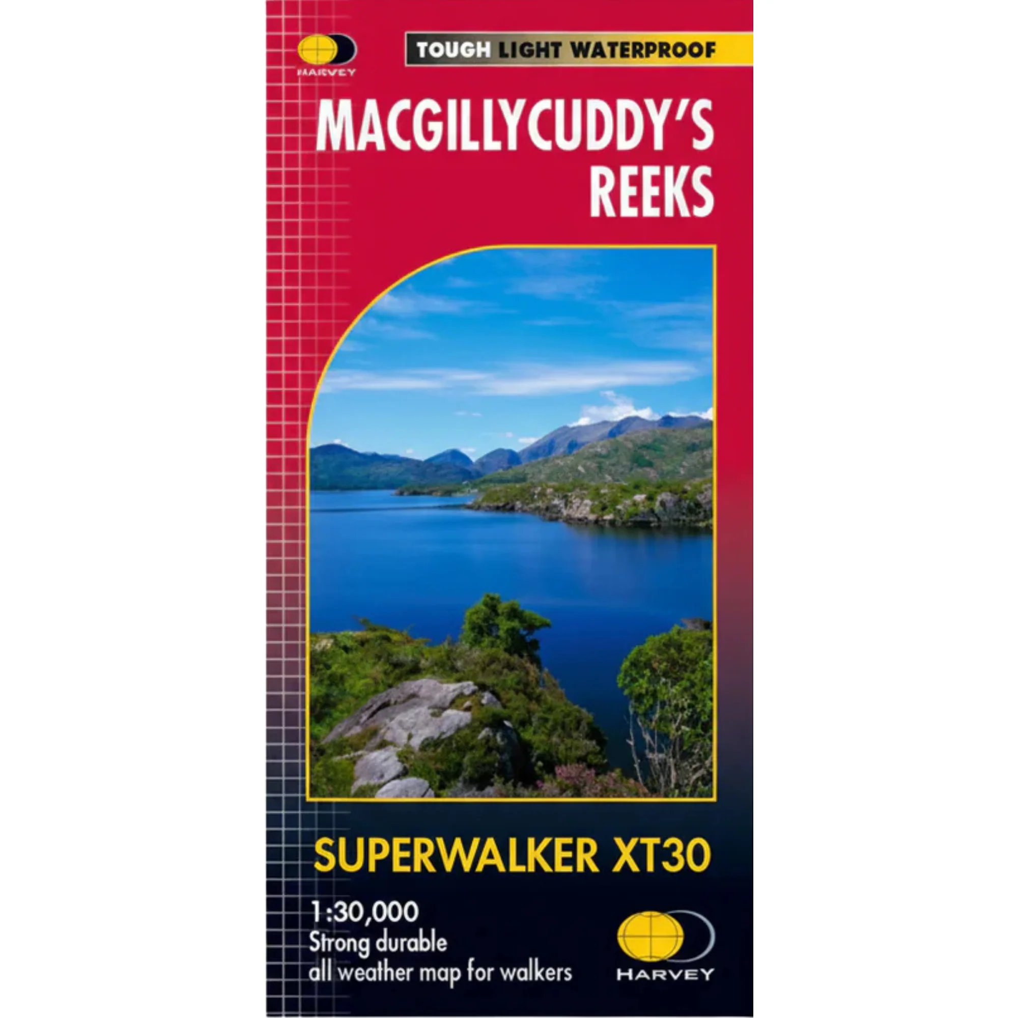 Harvey MacGillycuddy's Reeks Superwalker XT30 Waterproof Map (1:30,000)
