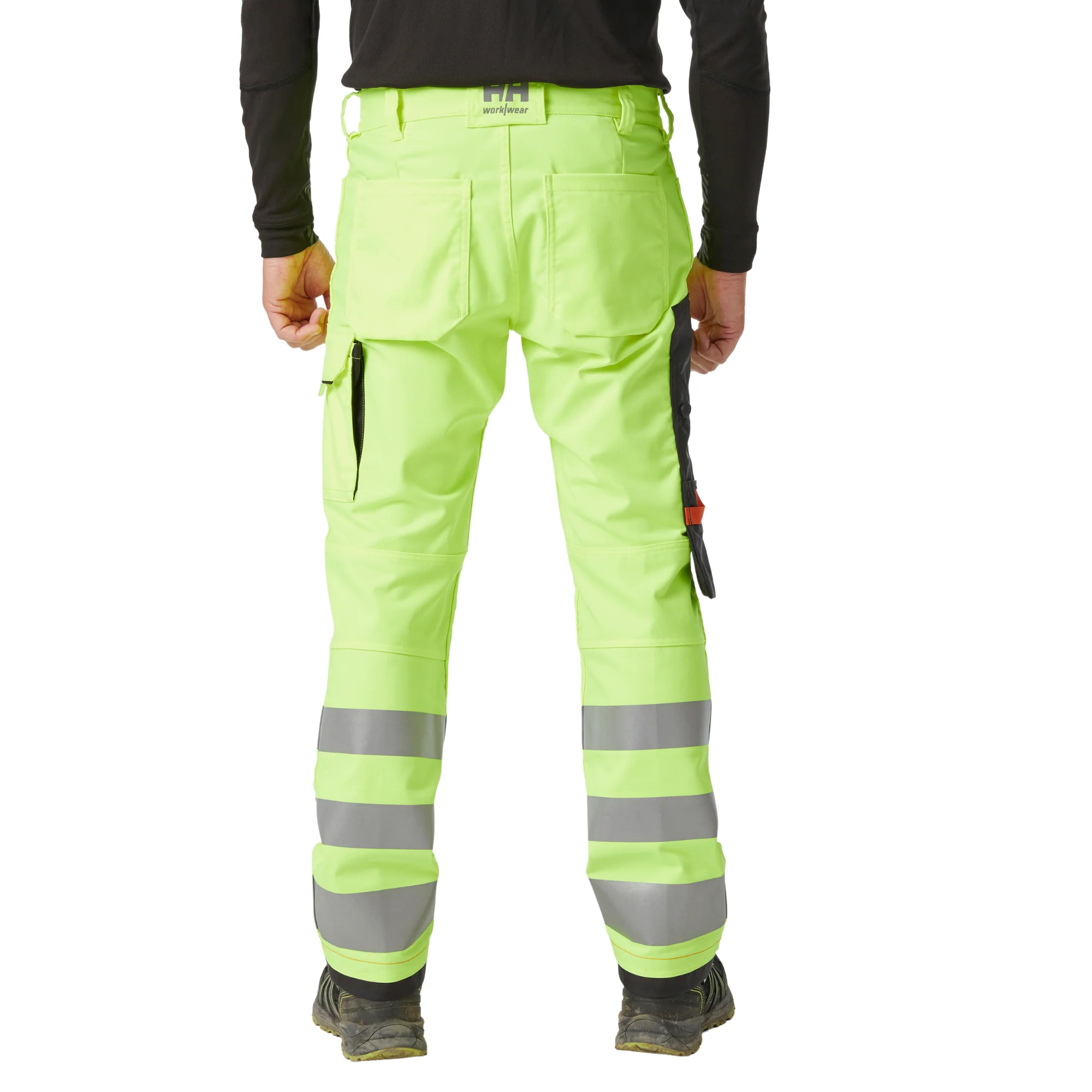 Helly Hansen Workwear Men's Alna 2.0 Hi-Vis Class 2 Work Trousers (Yellow) - Image 2