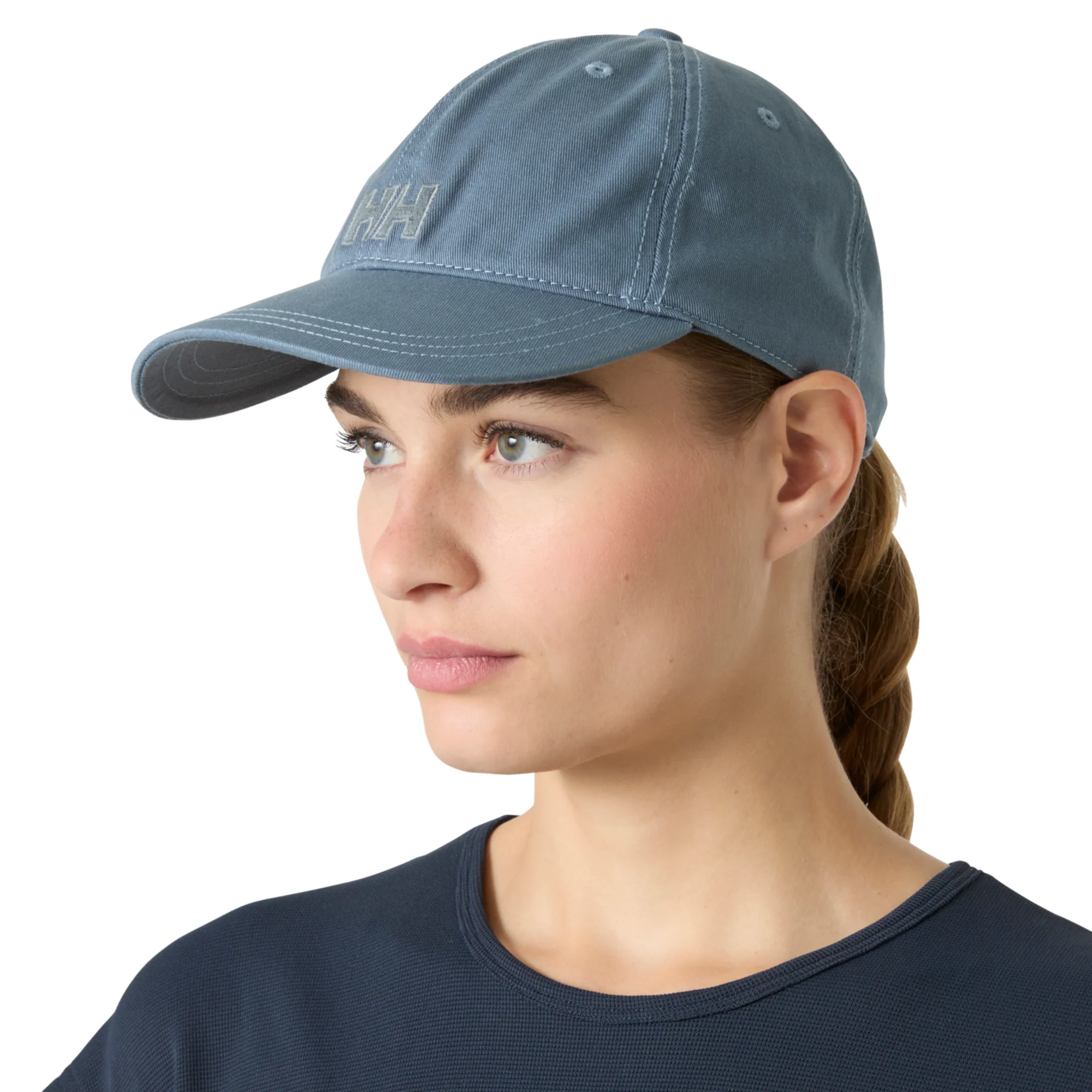 Helly Hansen Unisex Logo Cap (Washed Navy) - Image 3