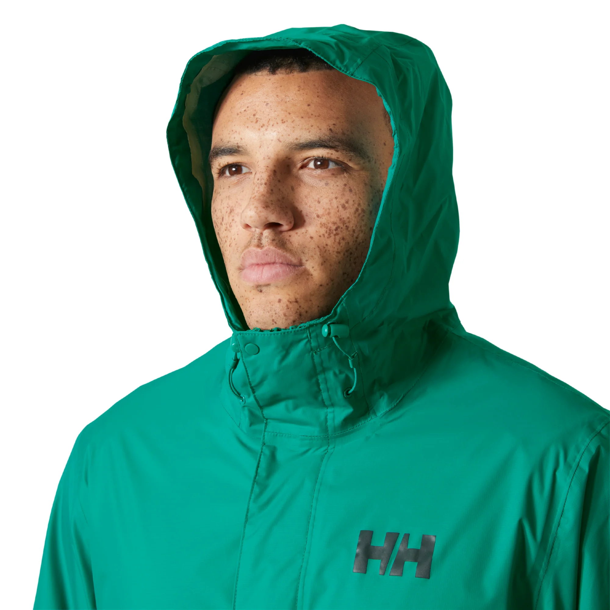Helly Hansen Men's Loke 2.0 HT 2.5L Waterproof Jacket (Signal Green) - Image 3