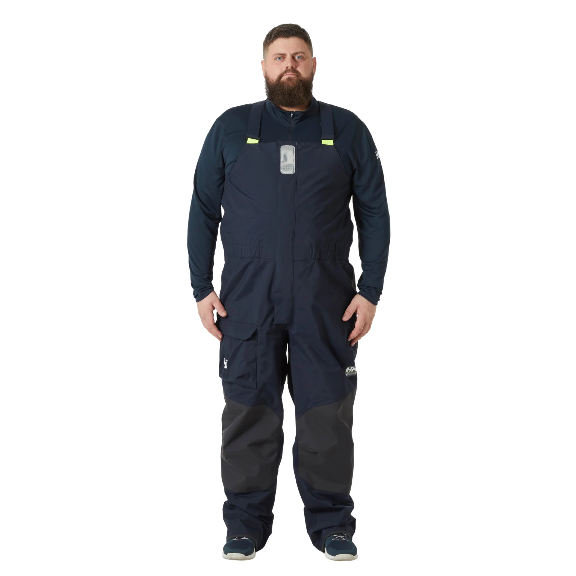 Helly Hansen Men's Pier Bib 3.0 Coastal HT 2L Sailing Trousers (Navy) - Image 2