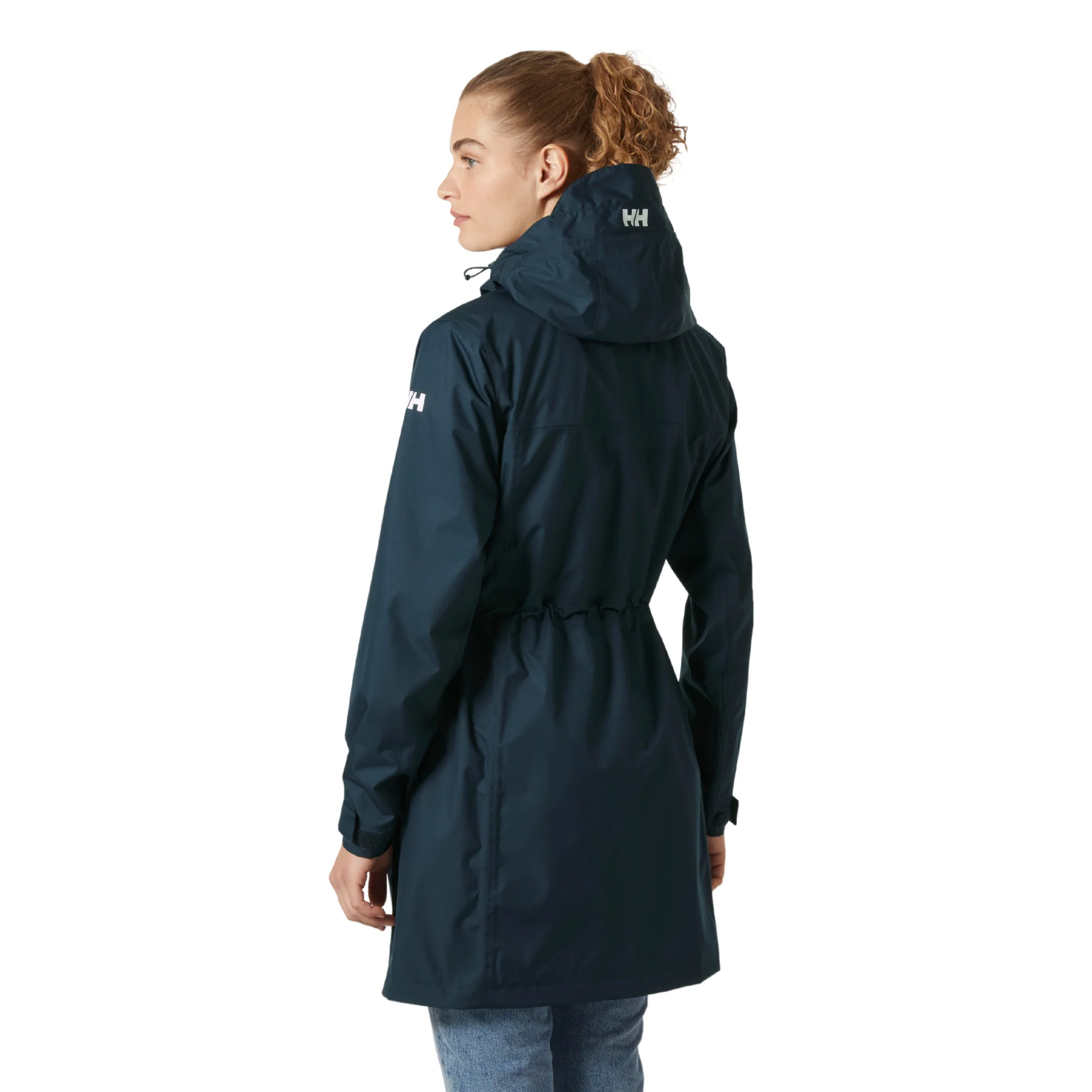 Helly Hansen Women's Westport HT 2L Waterproof Coat (Navy) - Image 2