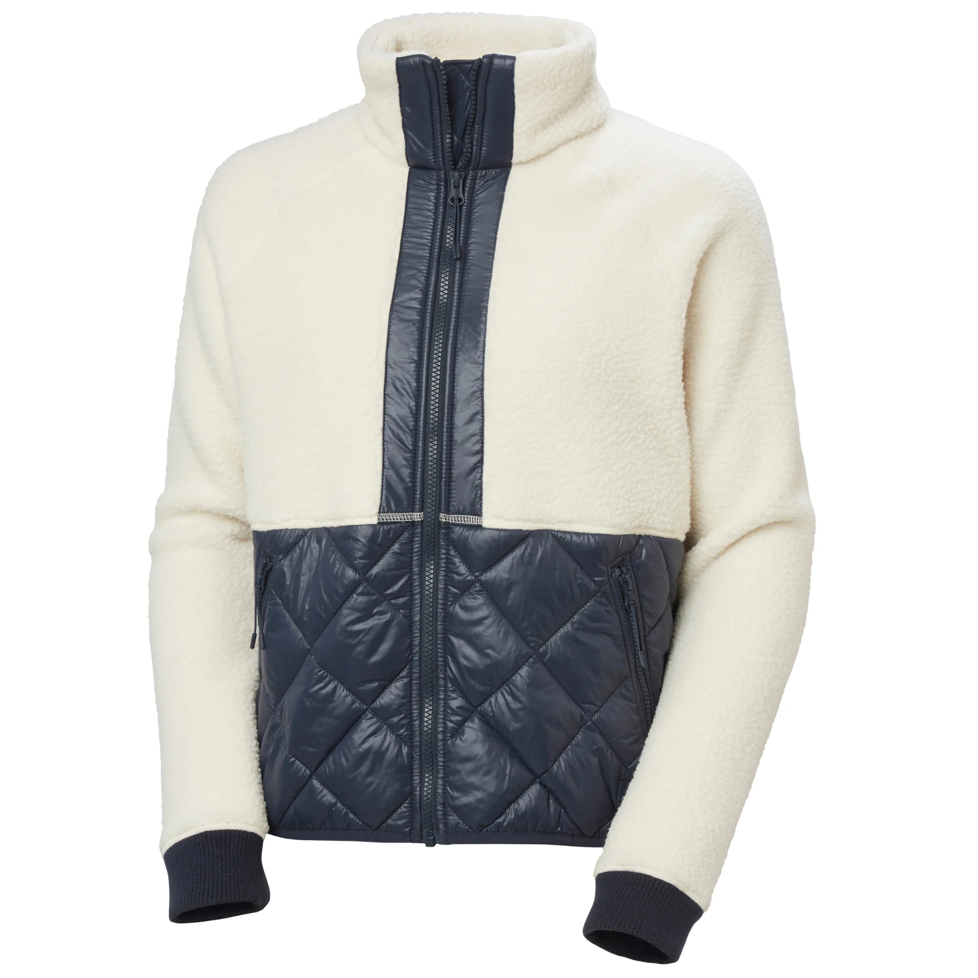 Helly Hansen Women's Bliss Hybrid Full Zip Fleece Jacket (Cream) - Image 5